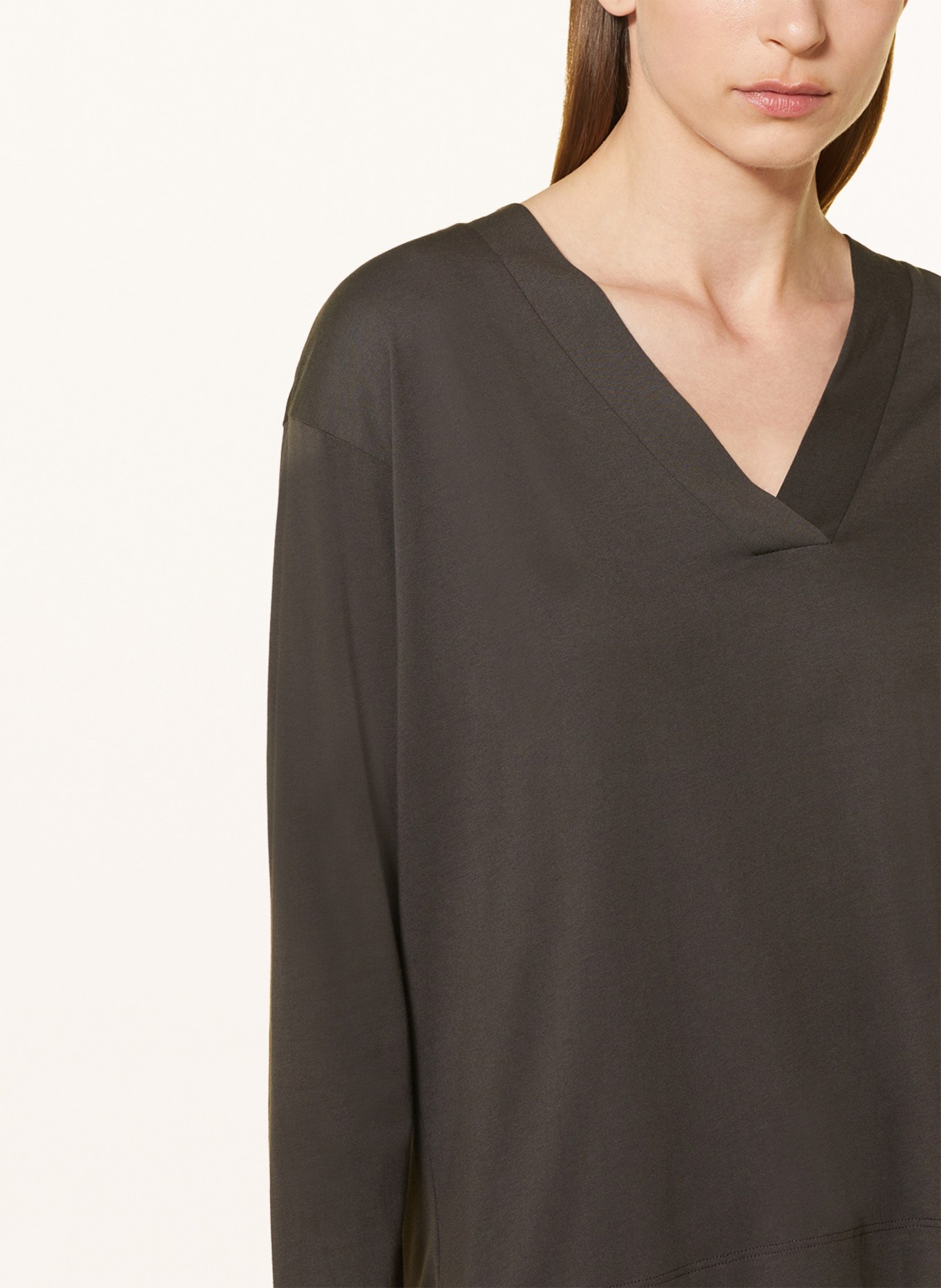 SCHIESSER Schlafanzug MODERN NIGHTWEAR, Farbe: TAUPE/ DUNKELBRAUN (Bild 4)