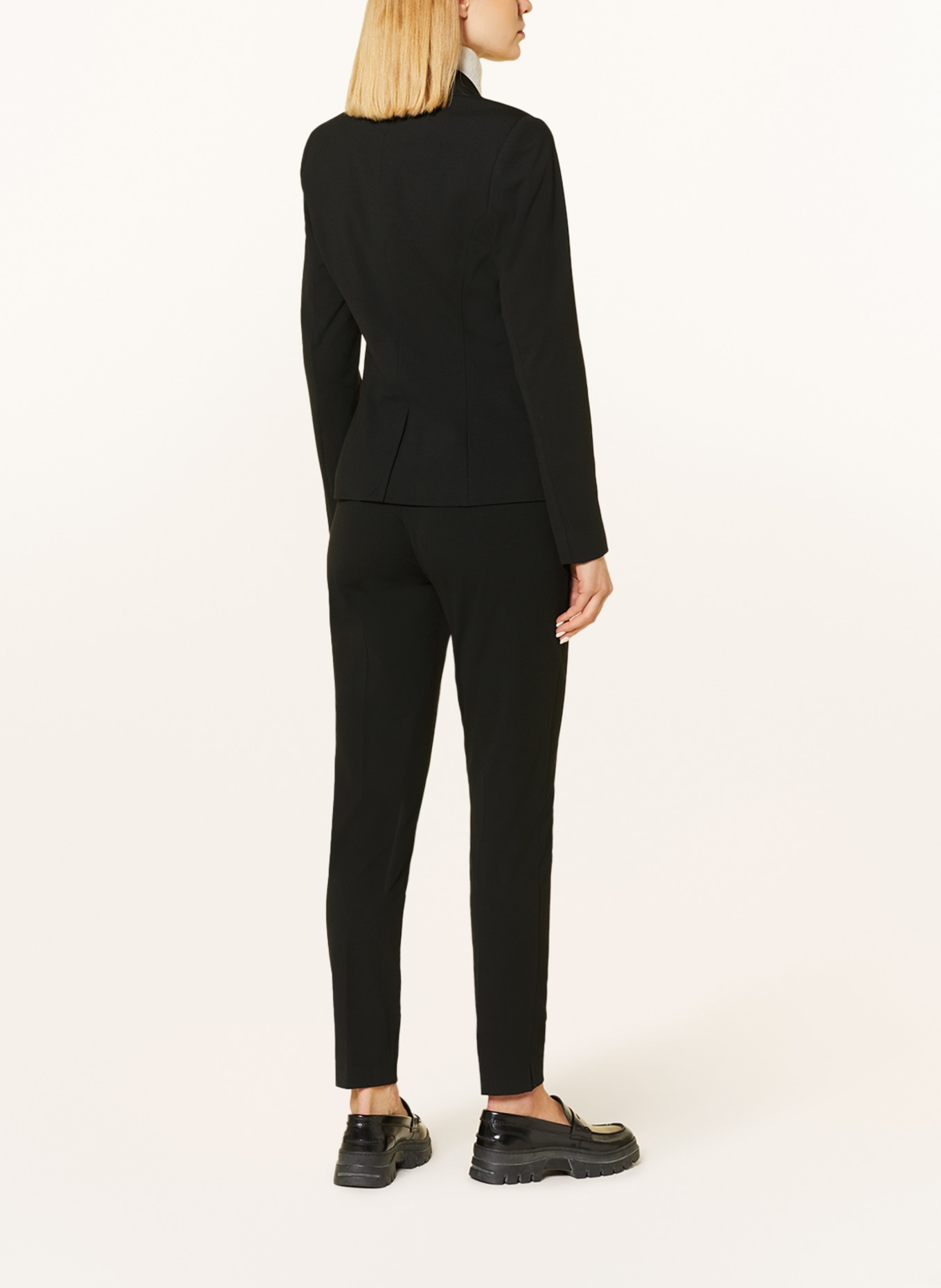 comma Jersey blazer, Color: BLACK (Image 3)