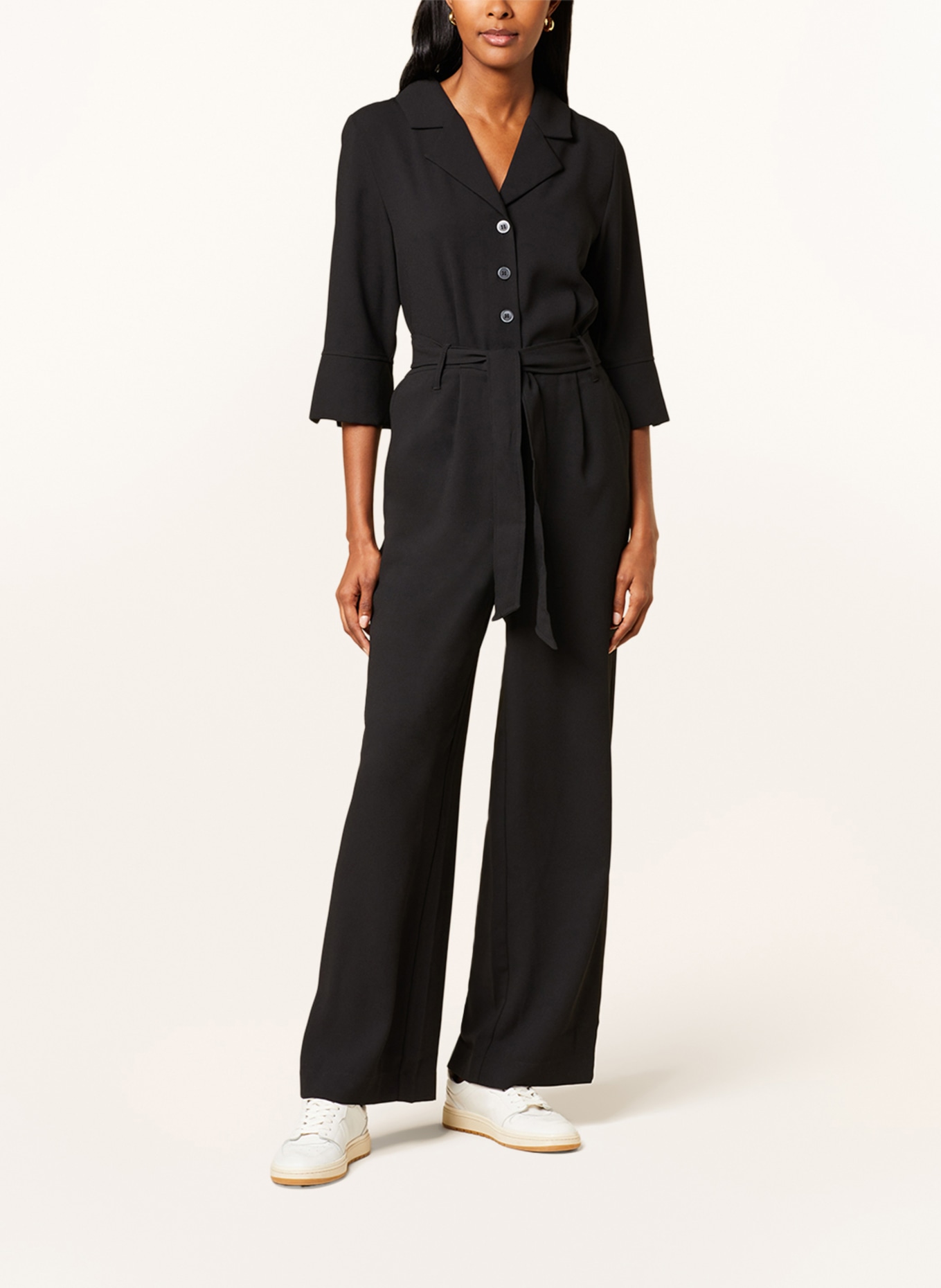 MOS MOSH Jumpsuit MMCISMO with 3/4 sleeves, Color: BLACK (Image 2)