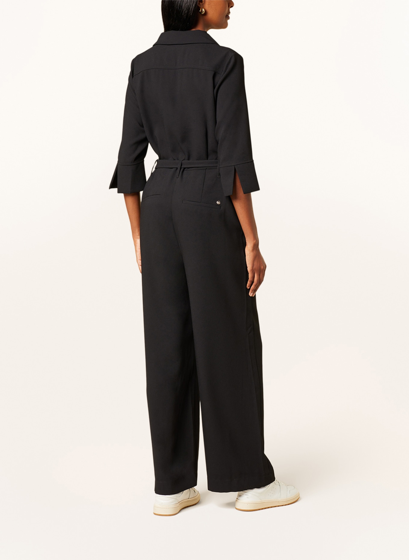 MOS MOSH Jumpsuit MMCISMO with 3/4 sleeves, Color: BLACK (Image 3)