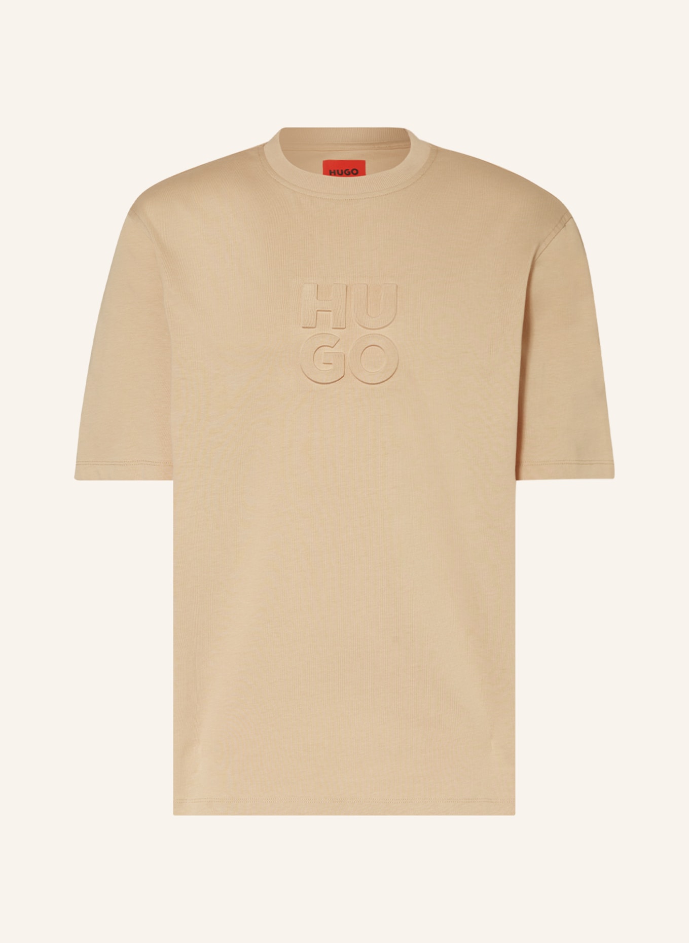 HUGO T-Shirt DLEEK, Farbe: BEIGE (Bild 1)
