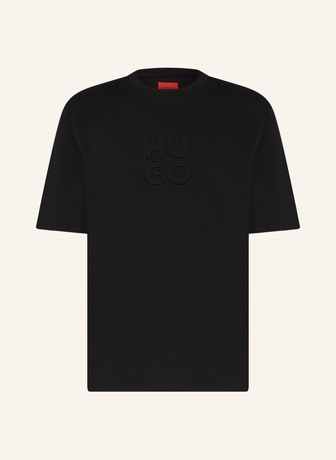 HUGO T-shirt DLEEK, Color: BLACK (Image 1)