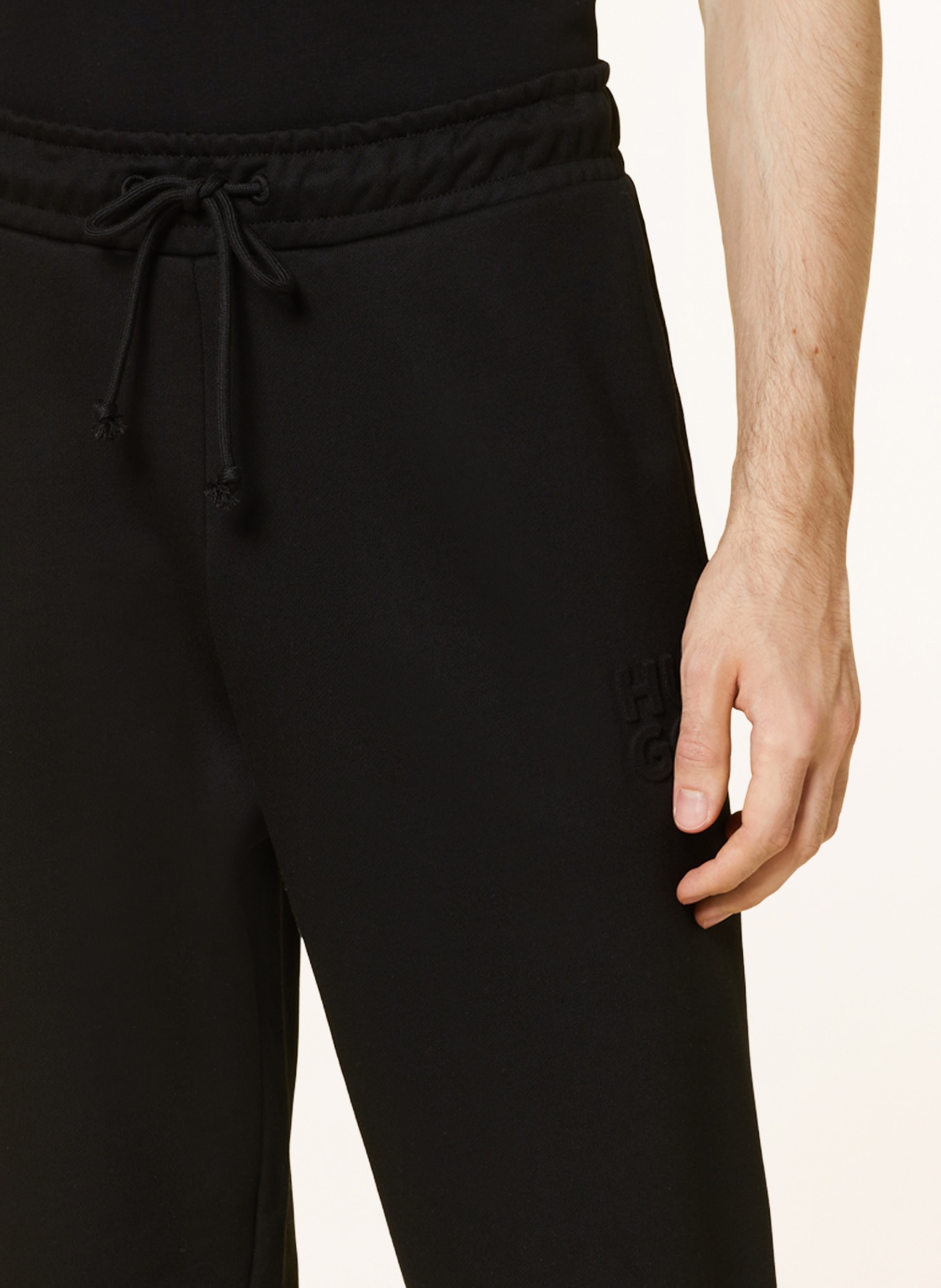 HUGO Sweatpants DCHARD, Color: BLACK (Image 5)