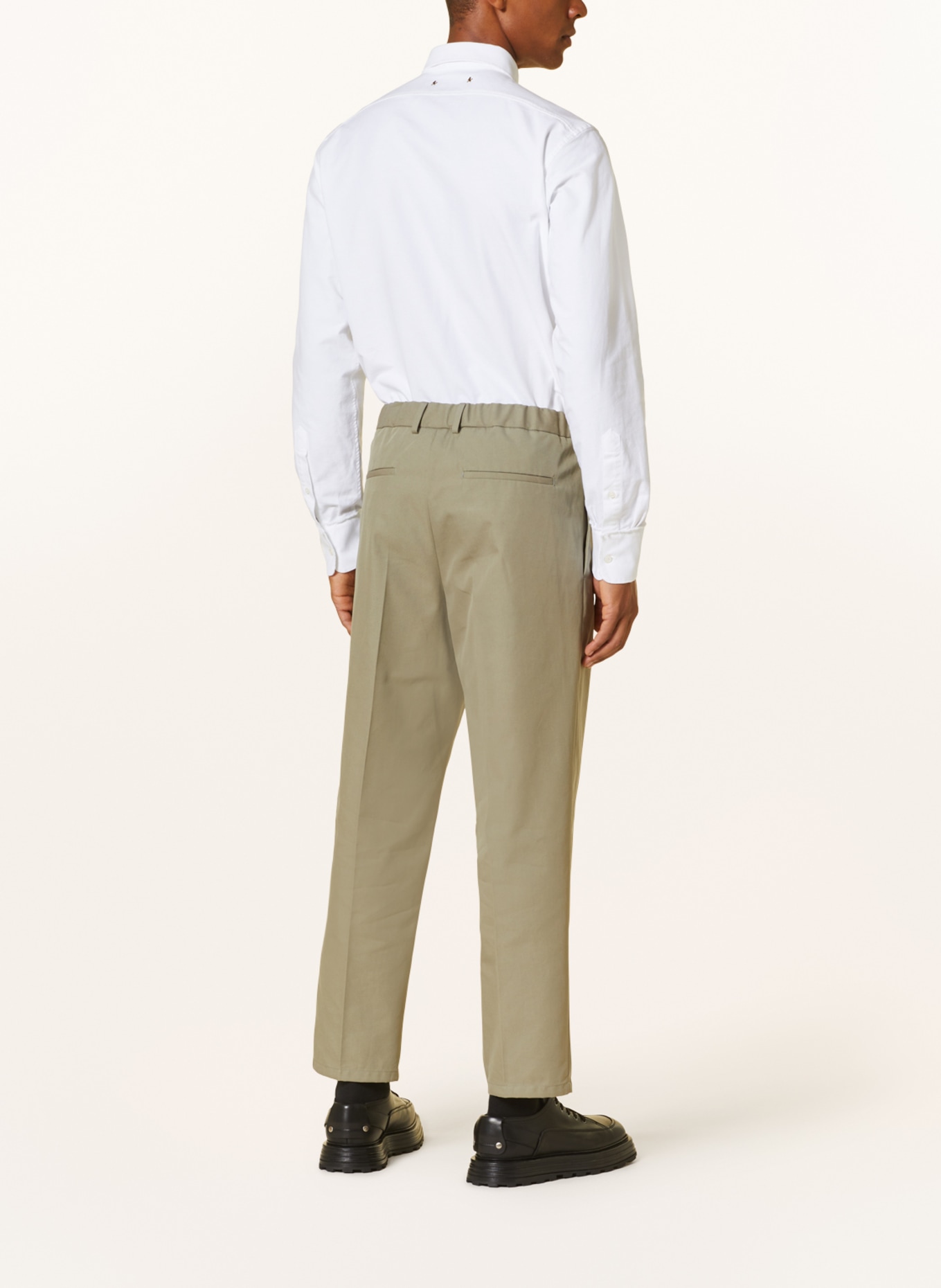 JIL SANDER Chino kalhoty Regular Fit, Barva: OLIVOVÁ (Obrázek 3)