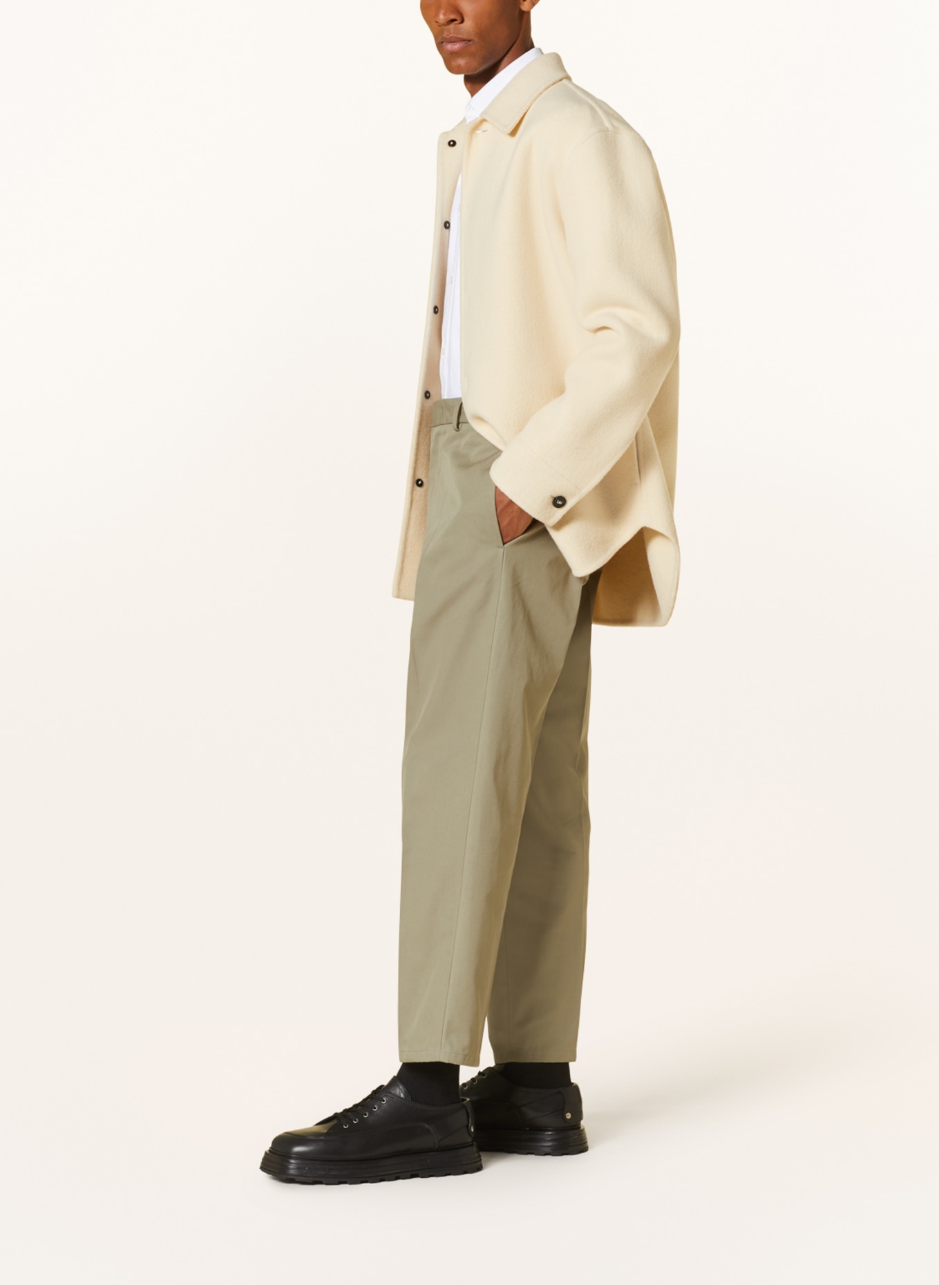 JIL SANDER Chino Regular Fit, Farbe: OLIV (Bild 4)