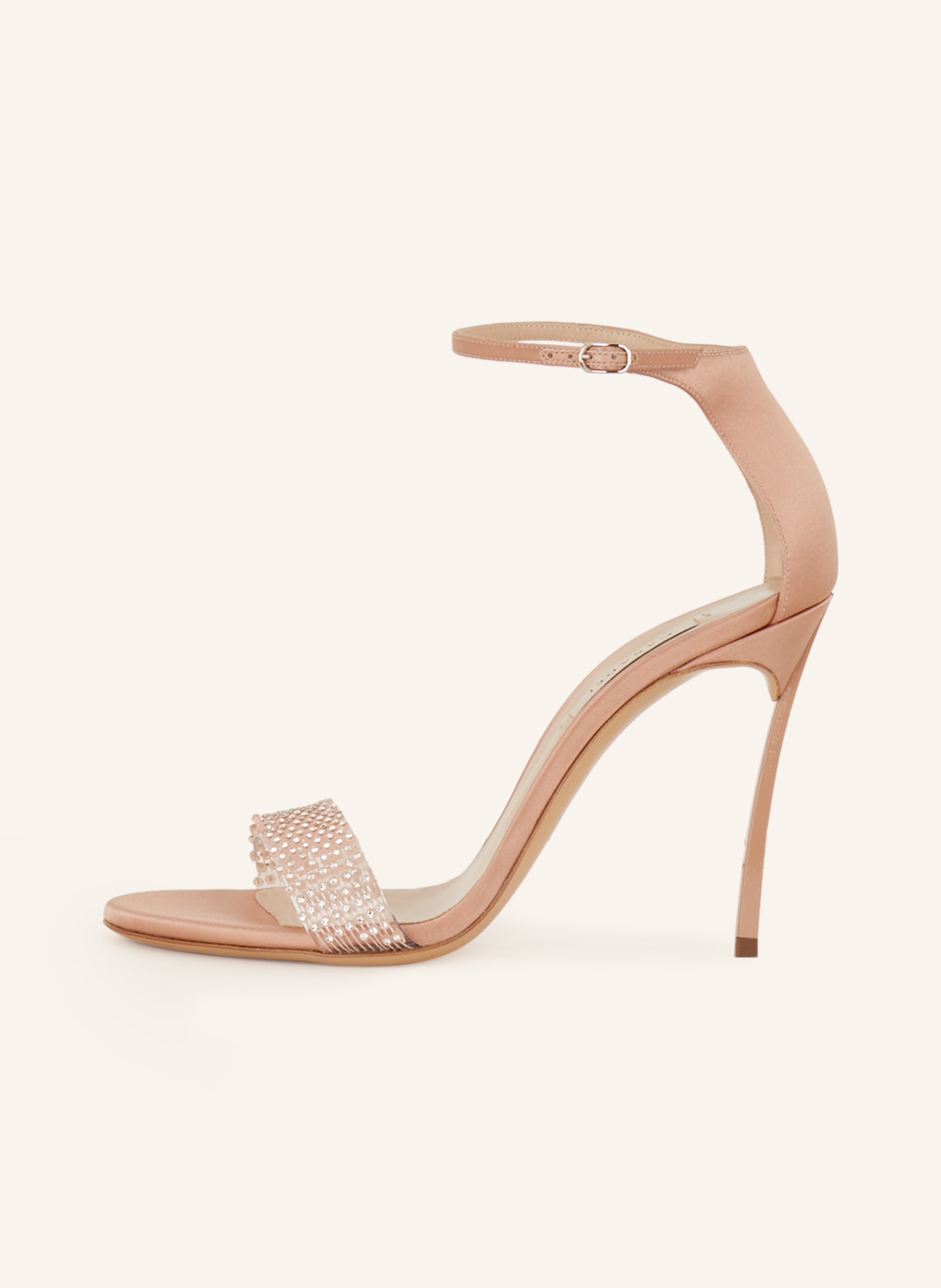 CASADEI Sandals BLADE TWENTIES with decorative gems, Color: ROSE (Image 4)