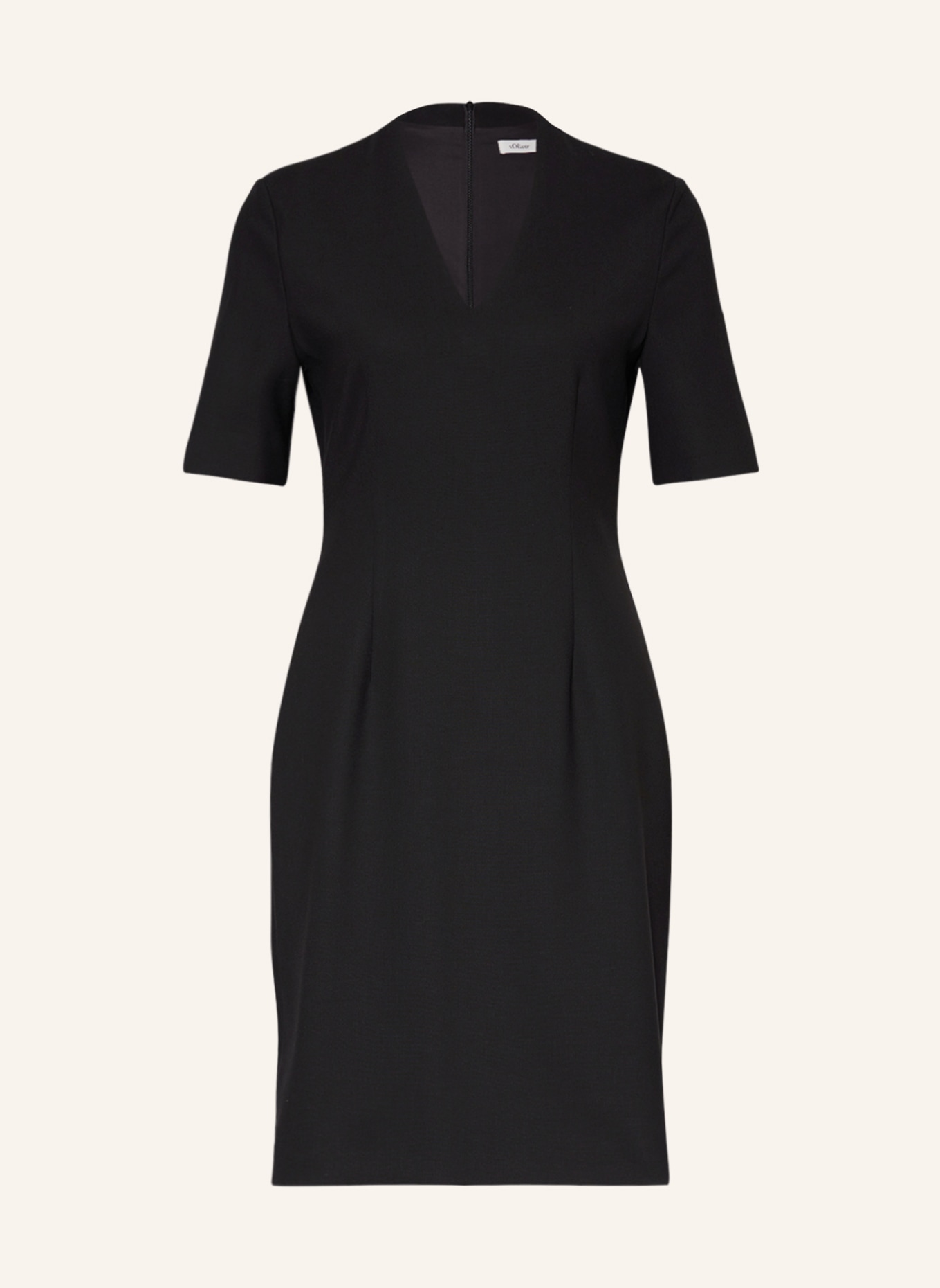 s.Oliver BLACK LABEL Sheath dress, Color: BLACK (Image 1)