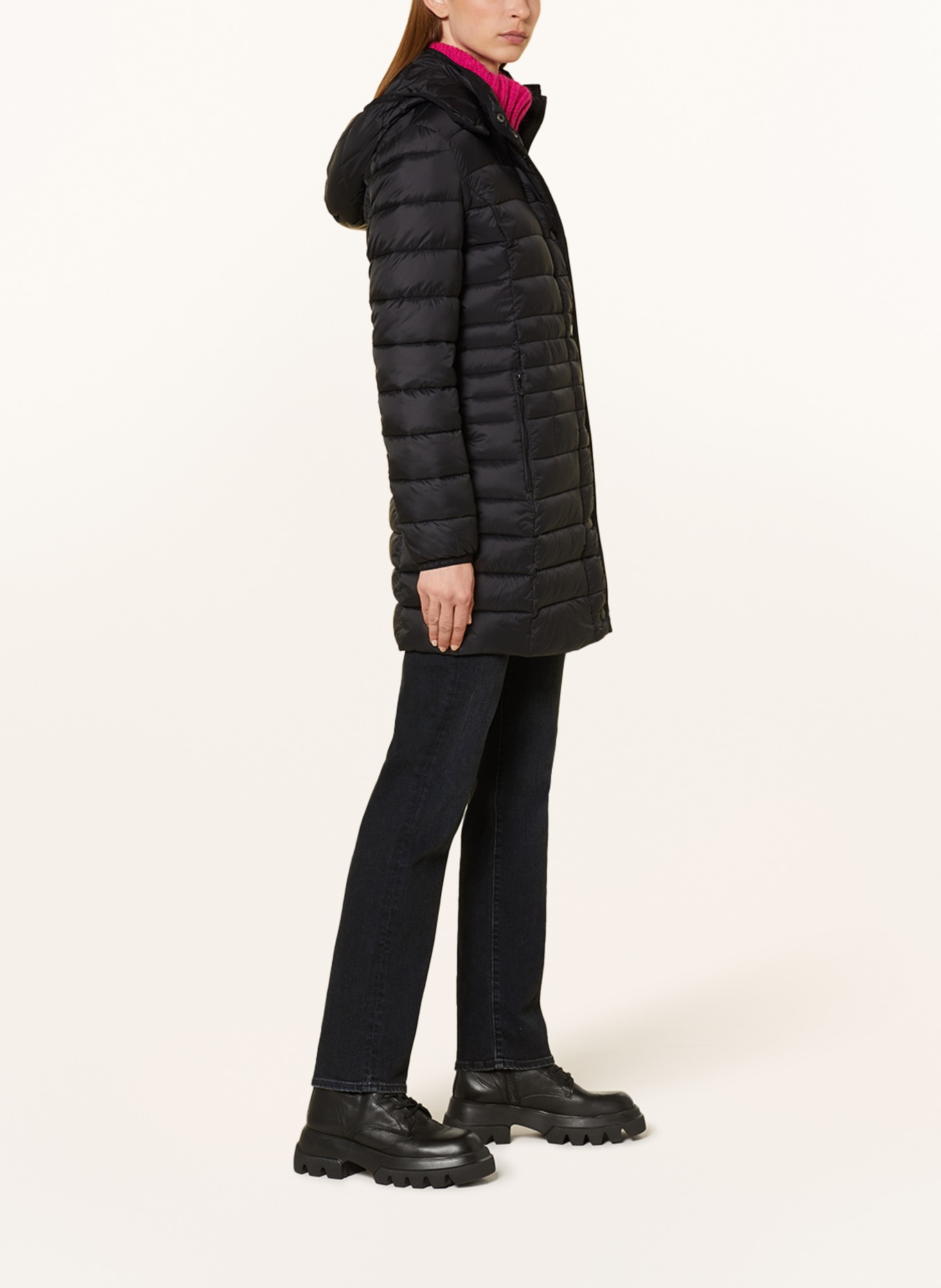 Coldcontrol lightweight longline hooded puffer jacket store