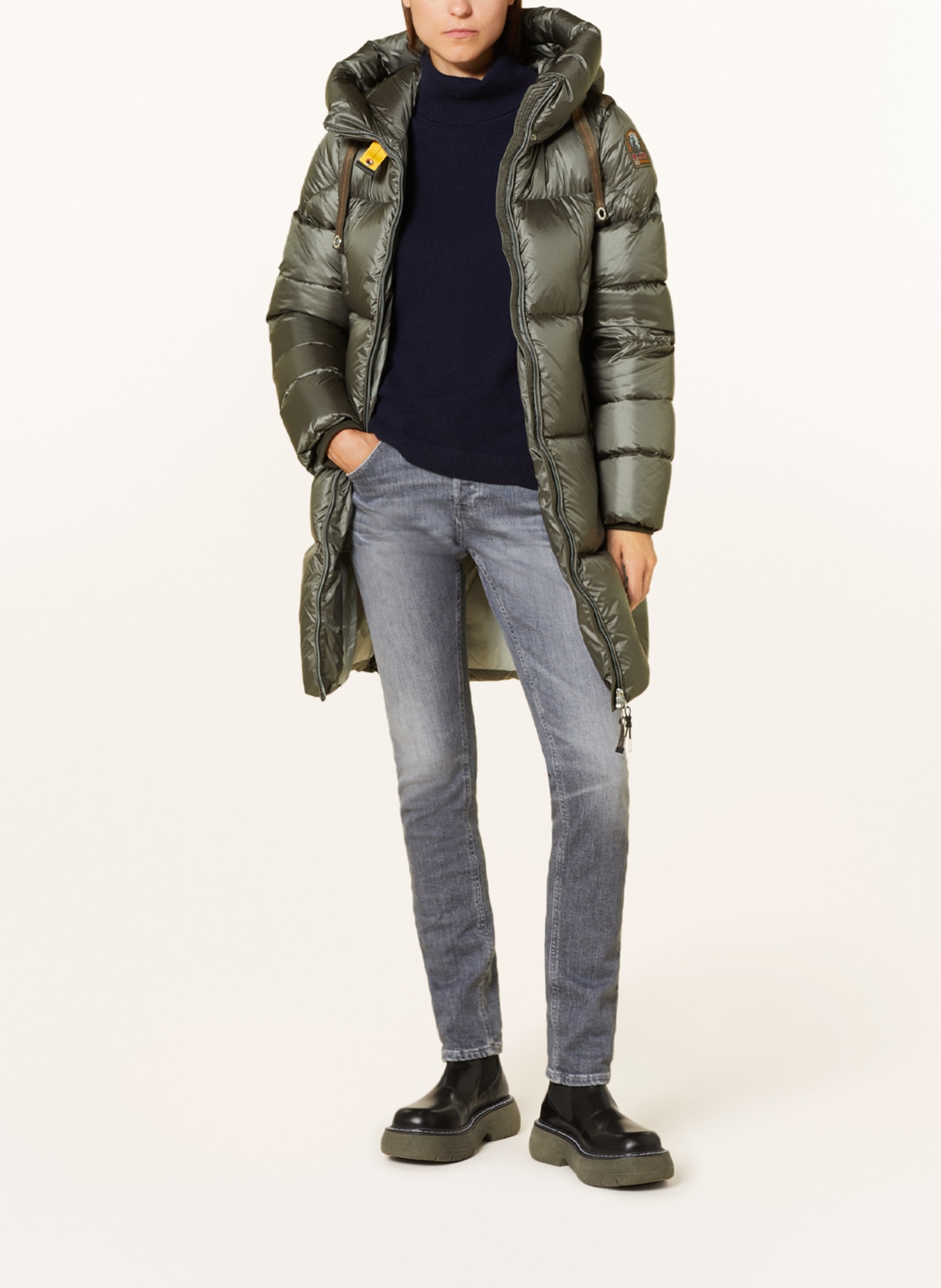 PARAJUMPERS Daunenmantel JANET: OLIV