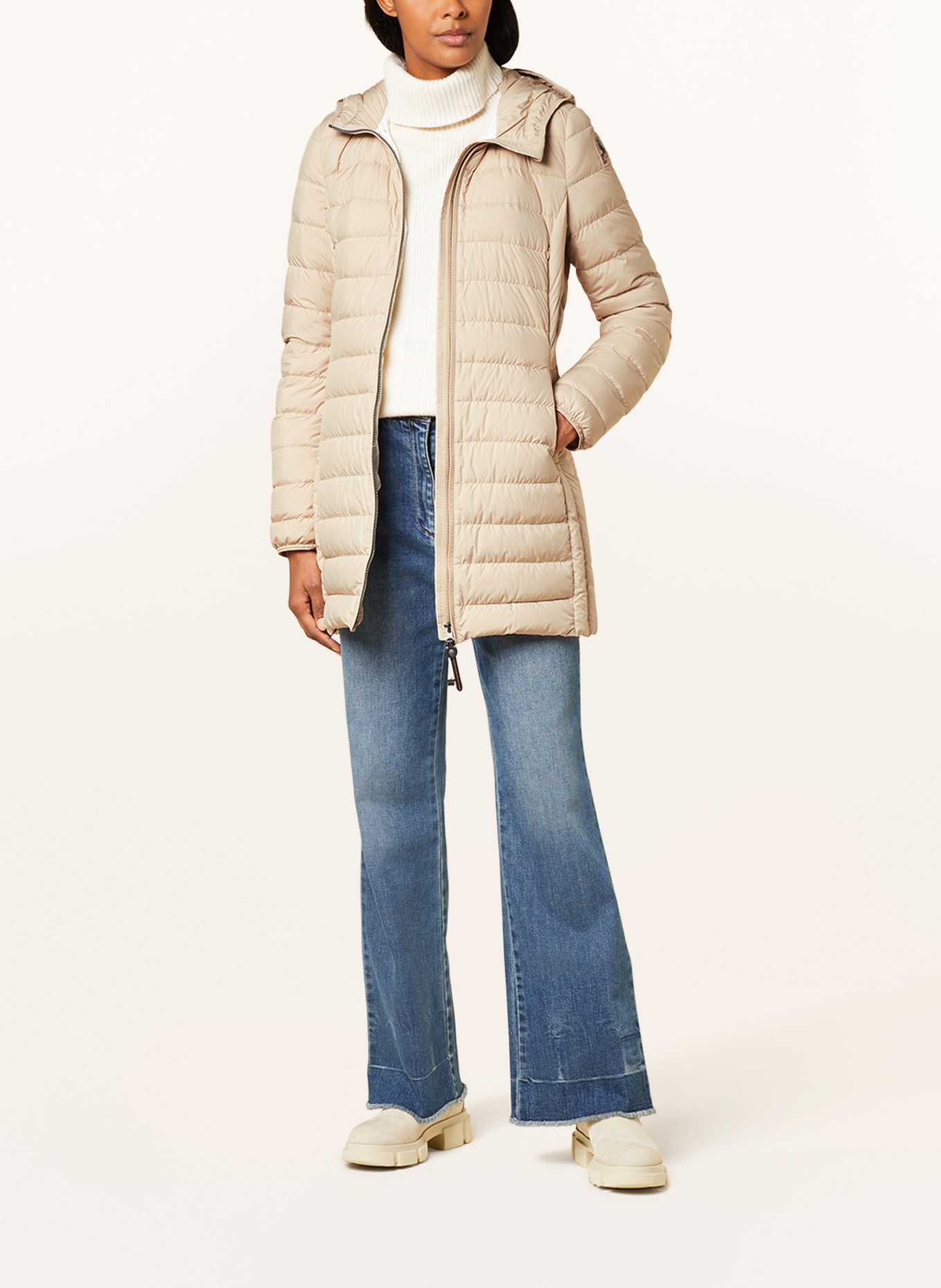 PARAJUMPERS Lightweight down jacket IRENE, Color: CREAM (Image 2)