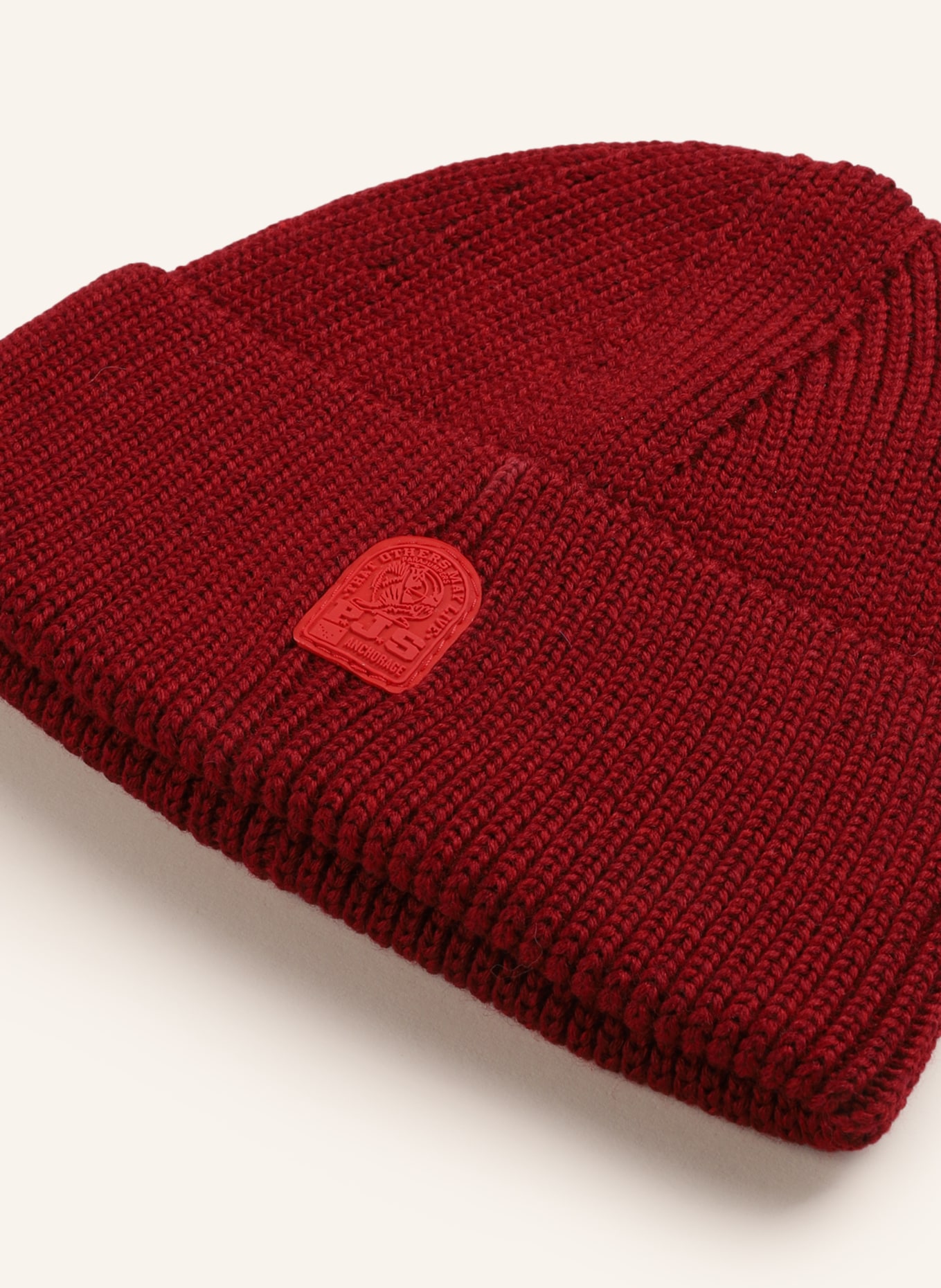 PARAJUMPERS Beanie PLAIN BEANIE, Color: DARK RED (Image 2)