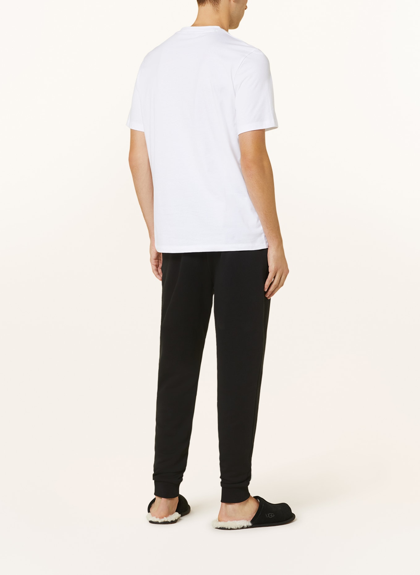 BOSS T-shirt, Color: WHITE/ BLACK (Image 3)