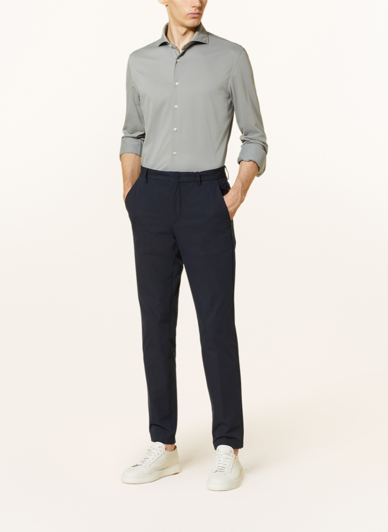 PROFUOMO Jerseyhemd Slim Fit, Farbe: DUNKELGRÜN (Bild 2)