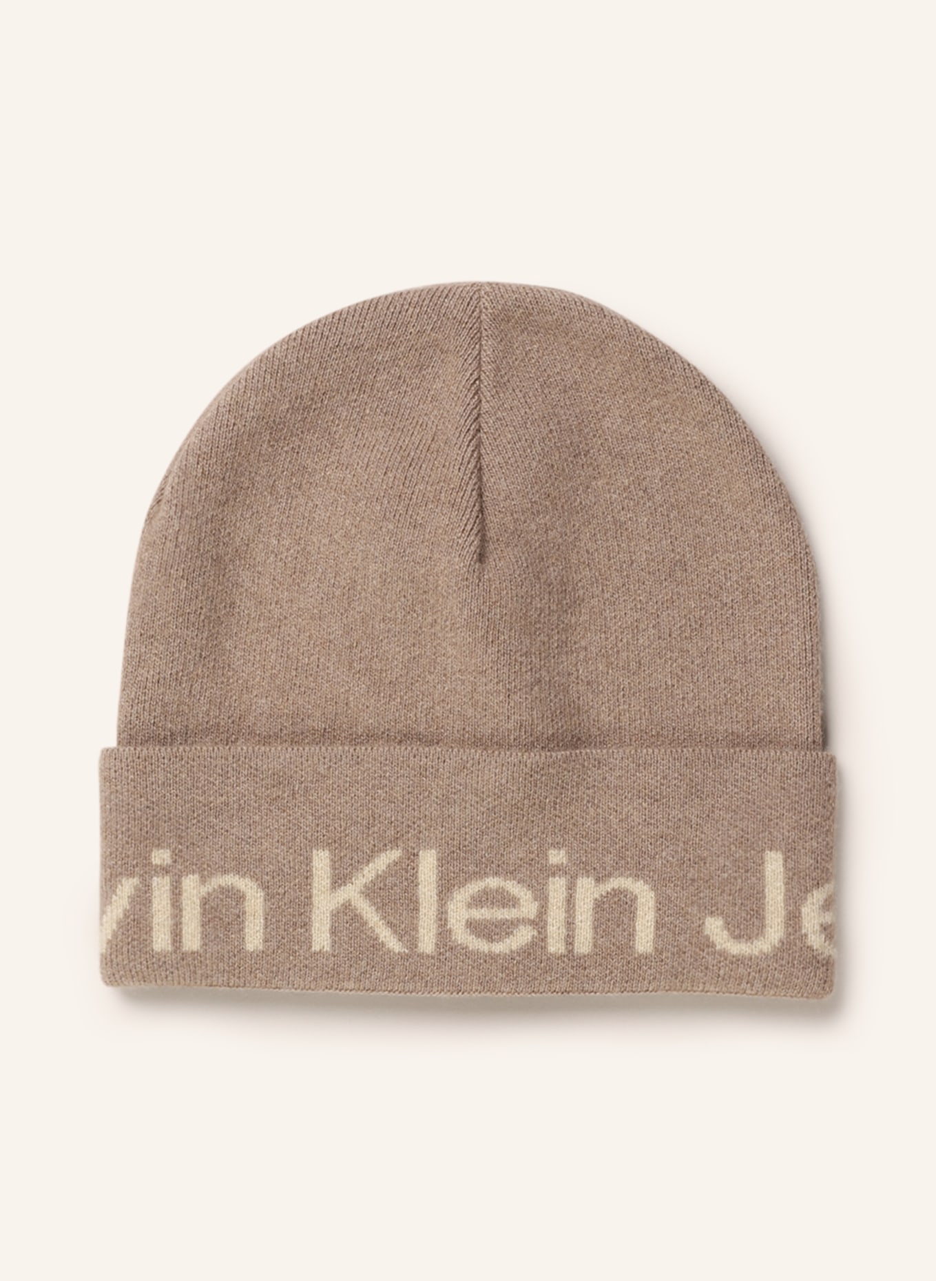 Calvin Klein Jeans Beanie, Color: TAUPE (Image 1)