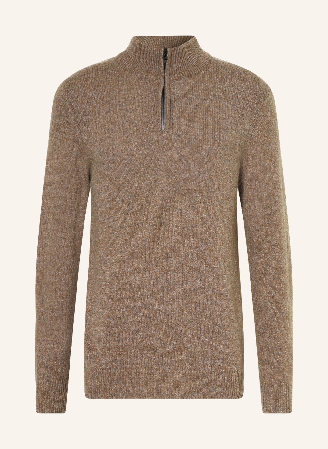 PROFUOMO Half-zip sweater, Color: TAUPE (Image 1)