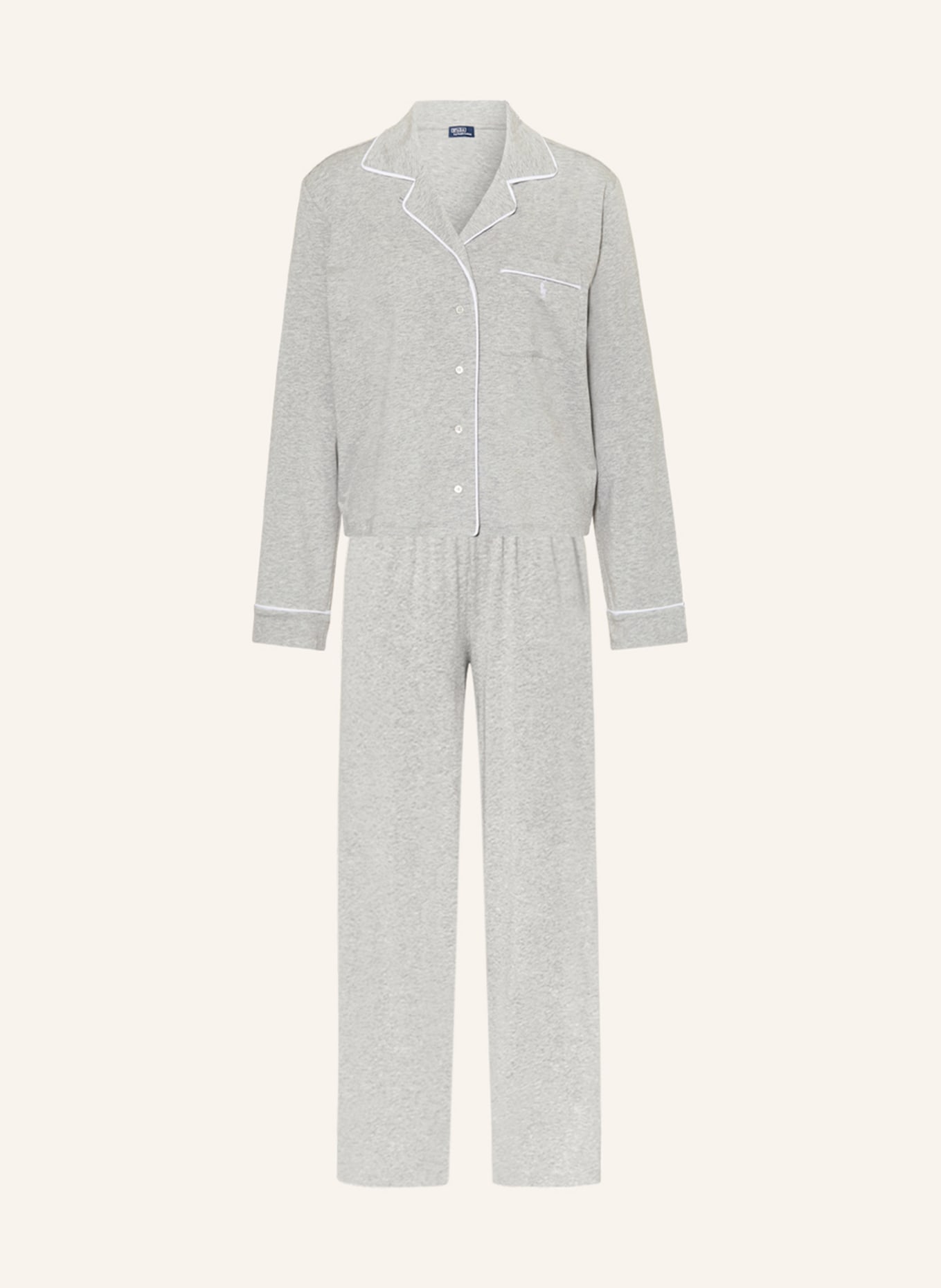 POLO RALPH LAUREN Schlafanzug, Farbe: HELLGRAU (Bild 1)