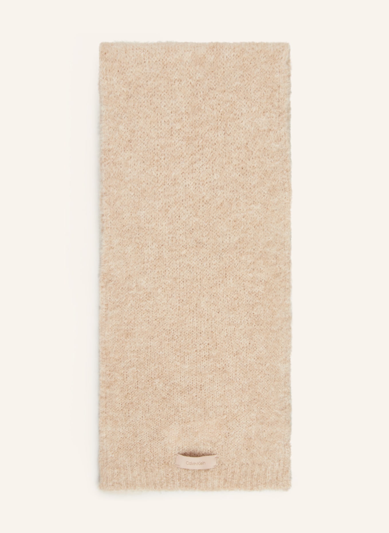 Calvin Klein Szal z alpaki, Kolor: BEŻOWY (Obrazek 1)