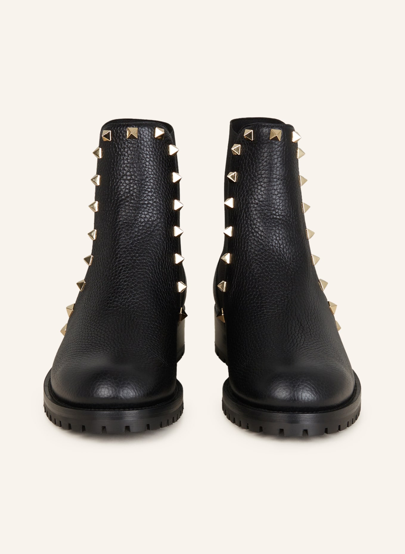 VALENTINO GARAVANI Chelsea boots ROCKSTUD with rivets, Color: BLACK (Image 3)