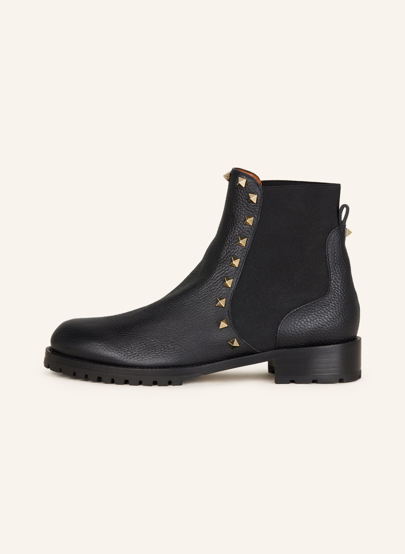 VALENTINO GARAVANI Chelsea boots ROCKSTUD with rivets, Color: BLACK (Image 4)