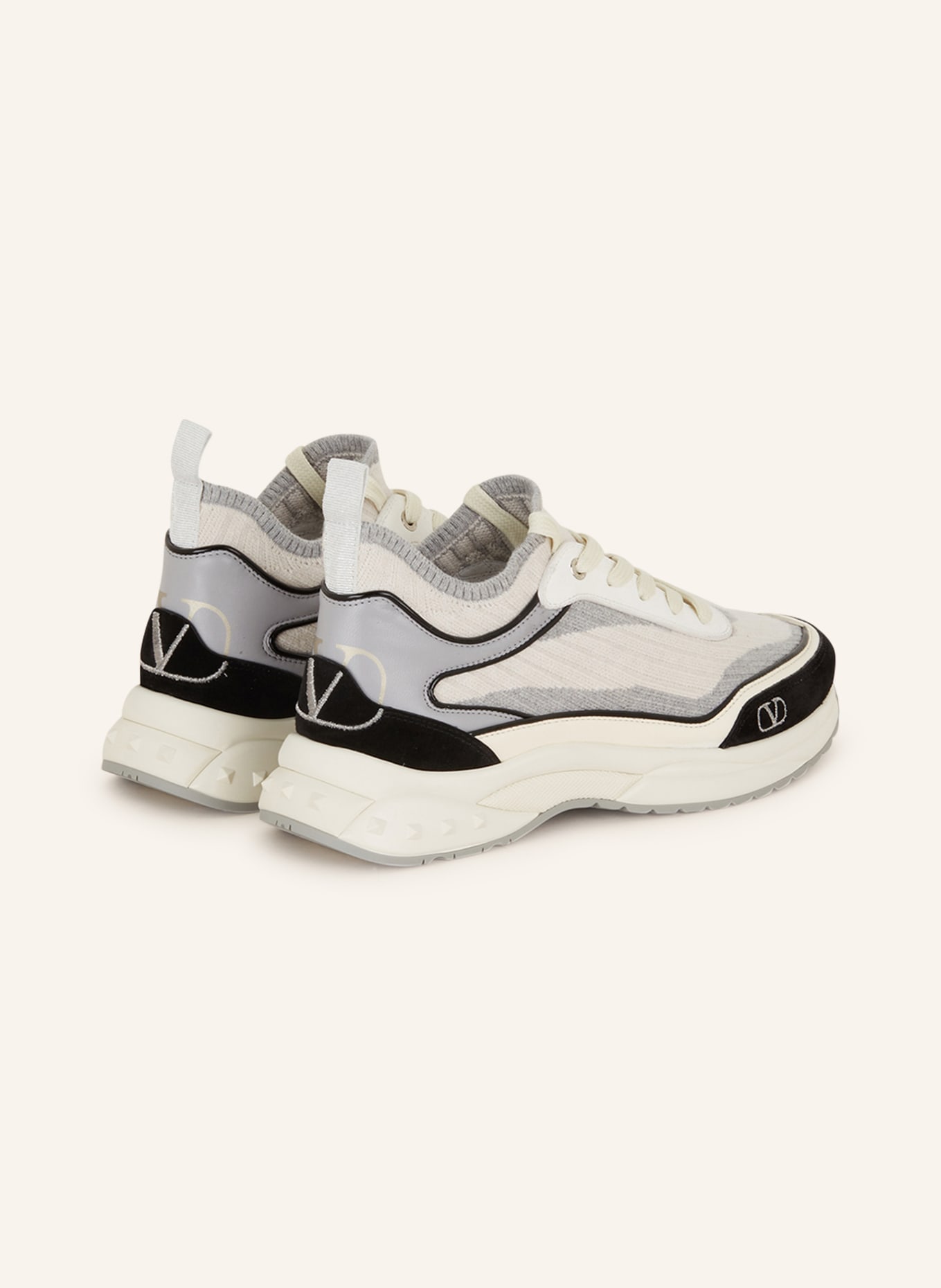 VALENTINO GARAVANI Sneakers READY GO RUNNER, Color: WHITE/ GRAY/ BLACK (Image 2)
