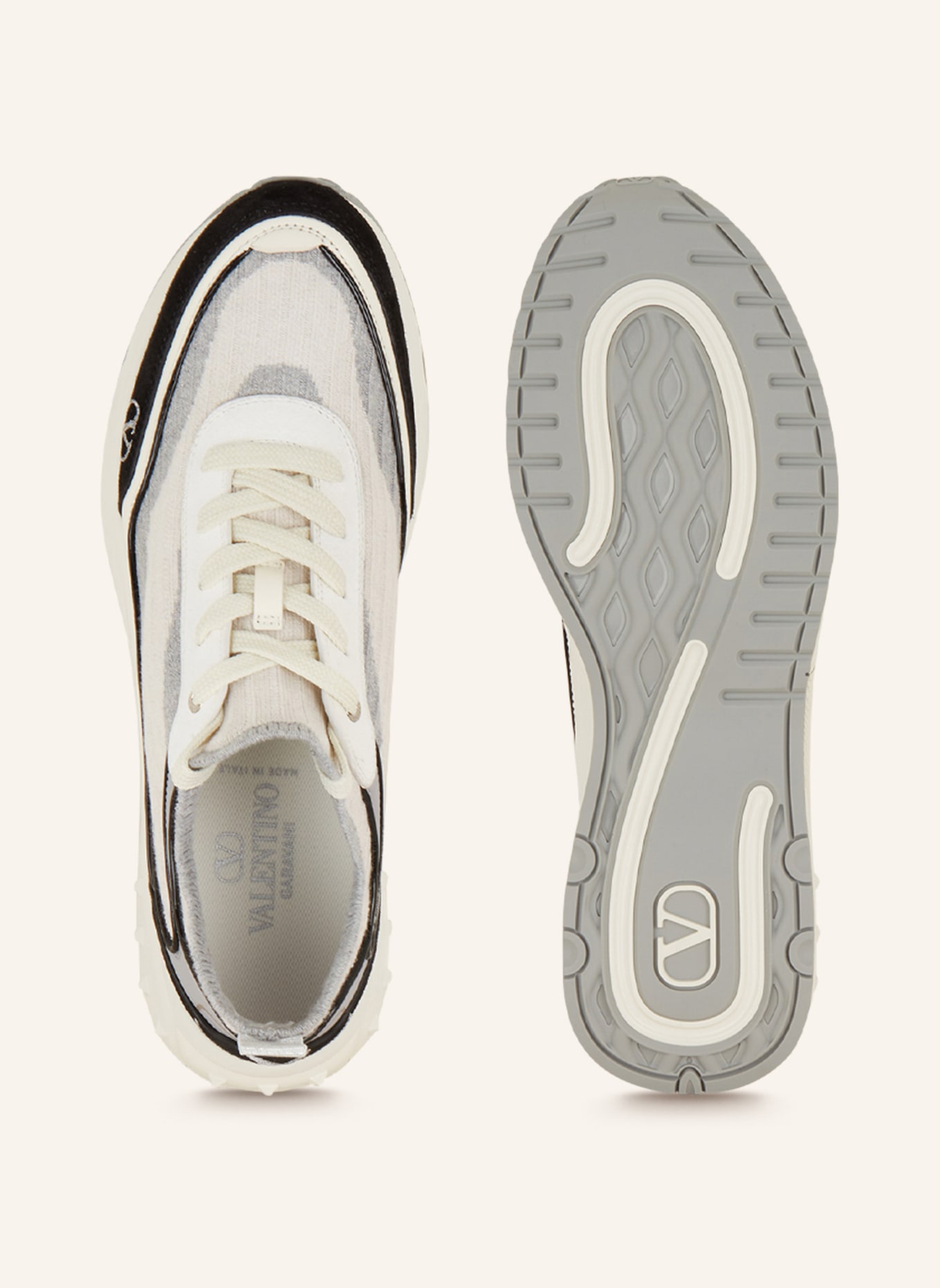 VALENTINO GARAVANI Sneakers READY GO RUNNER, Color: WHITE/ GRAY/ BLACK (Image 5)