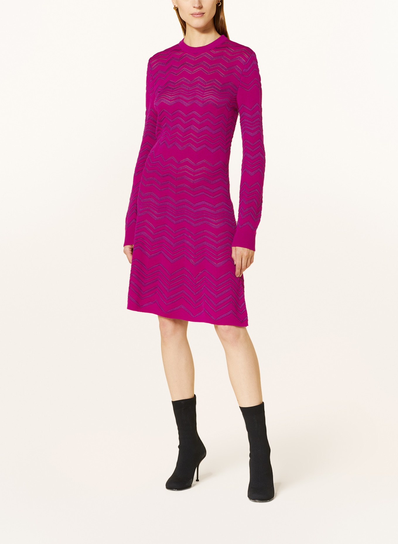 MISSONI Knit dress, Color: FUCHSIA (Image 2)