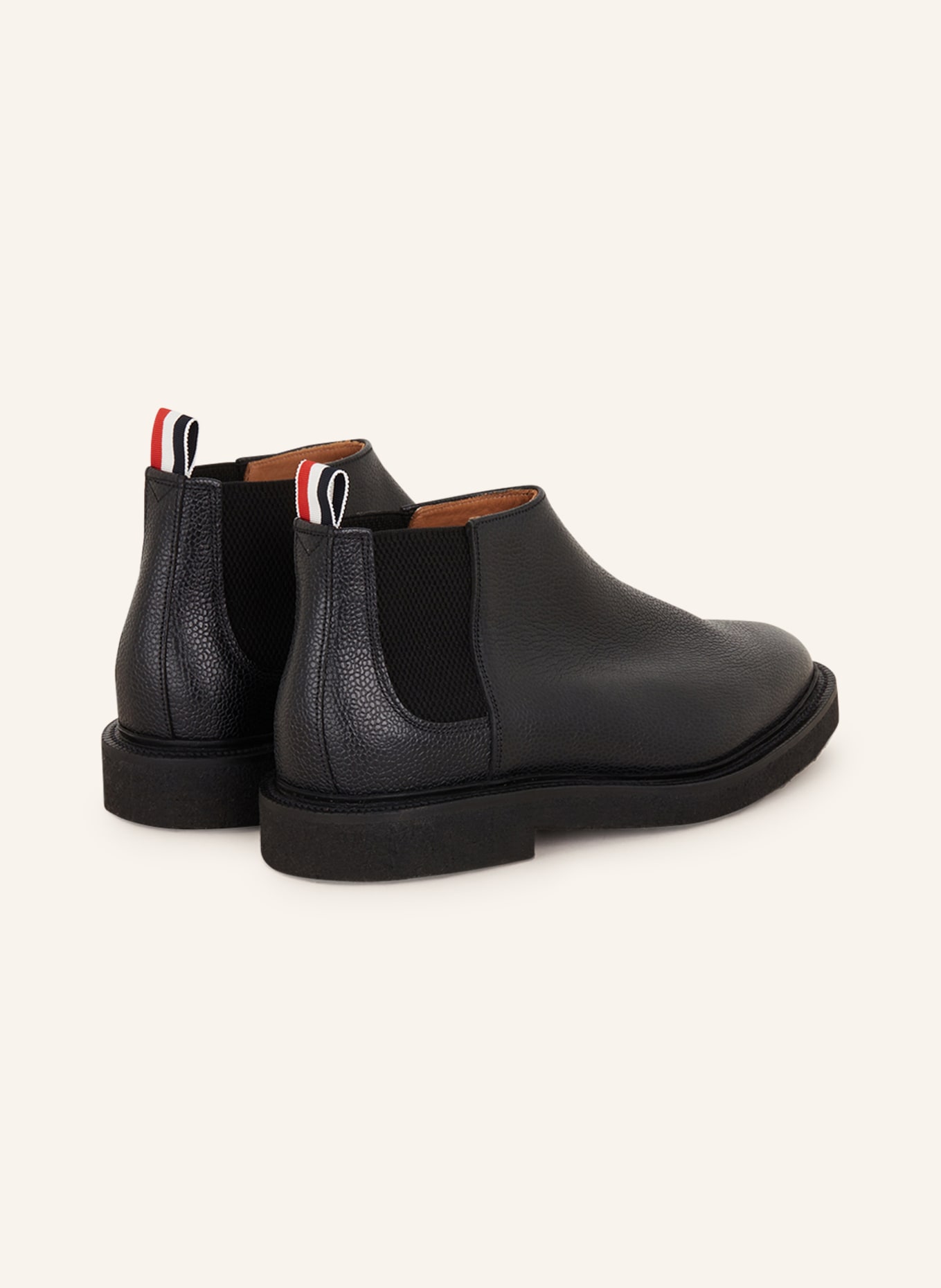 THOM BROWNE. Chelsea boots, Color: BLACK (Image 2)