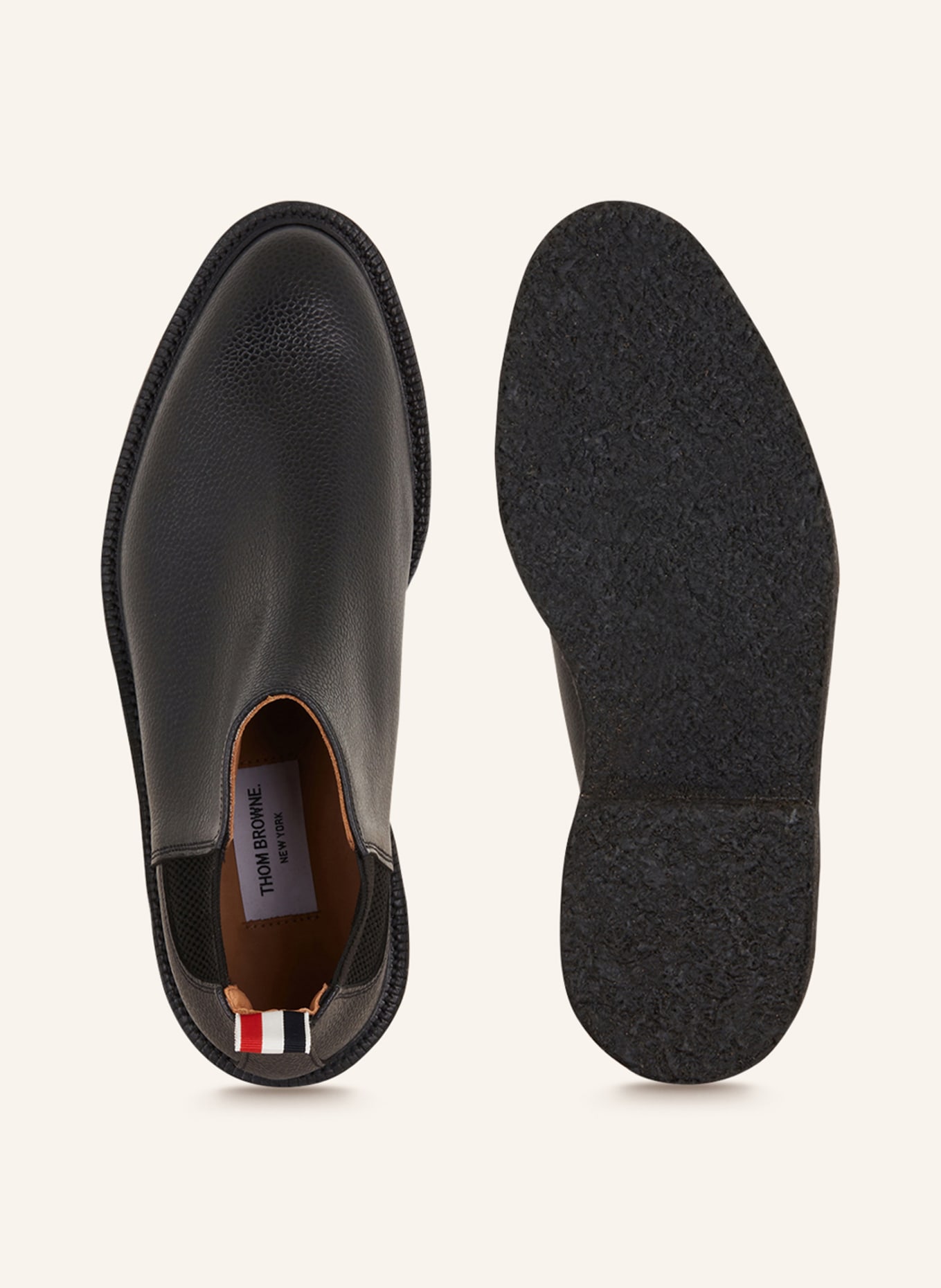 THOM BROWNE. Chelsea boots, Color: BLACK (Image 5)