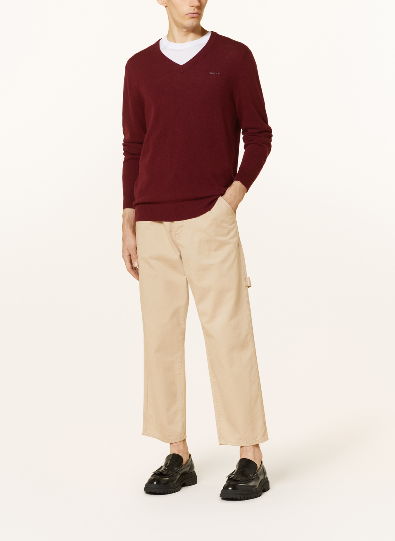 GANT Pullover, Farbe: DUNKELROT (Bild 2)