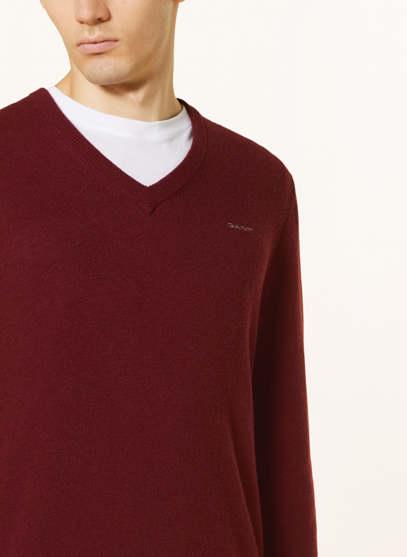 GANT Pullover, Farbe: DUNKELROT (Bild 4)
