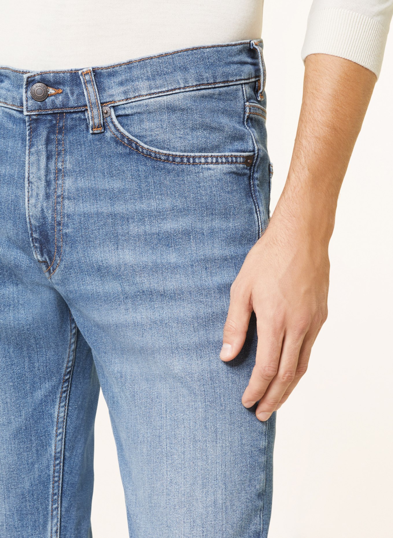 GANT Jeans Slim Fit, Farbe: 971 mid blue worn in (Bild 5)