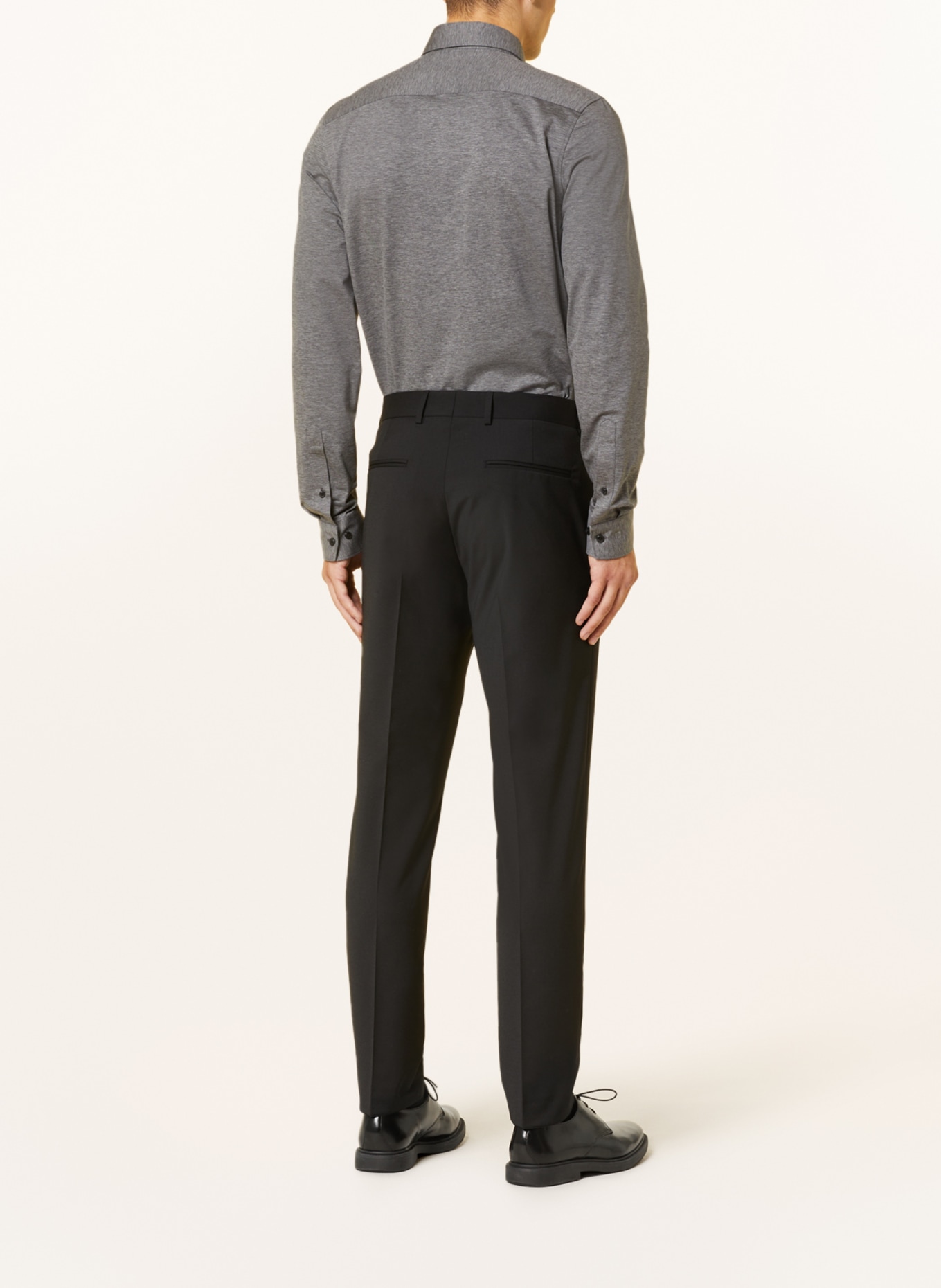 OLYMP Jerseyhemd 24/Seven DYNAMIC FLEX Modern Fit, Farbe: GRAU (Bild 3)