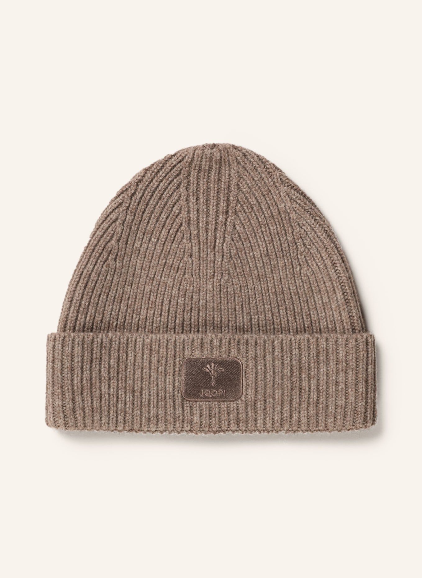 JOOP! Beanie with yak, Color: TAUPE (Image 1)