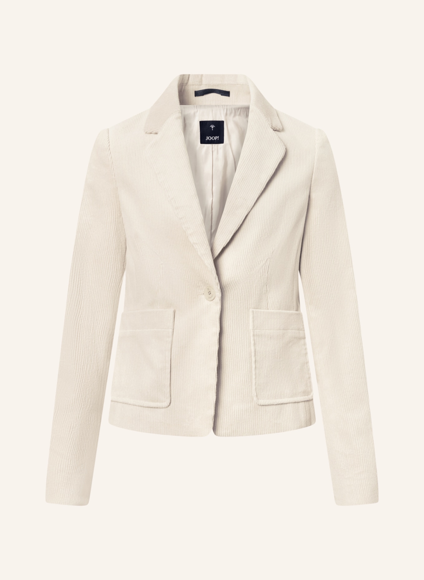 Cream sales corduroy blazer