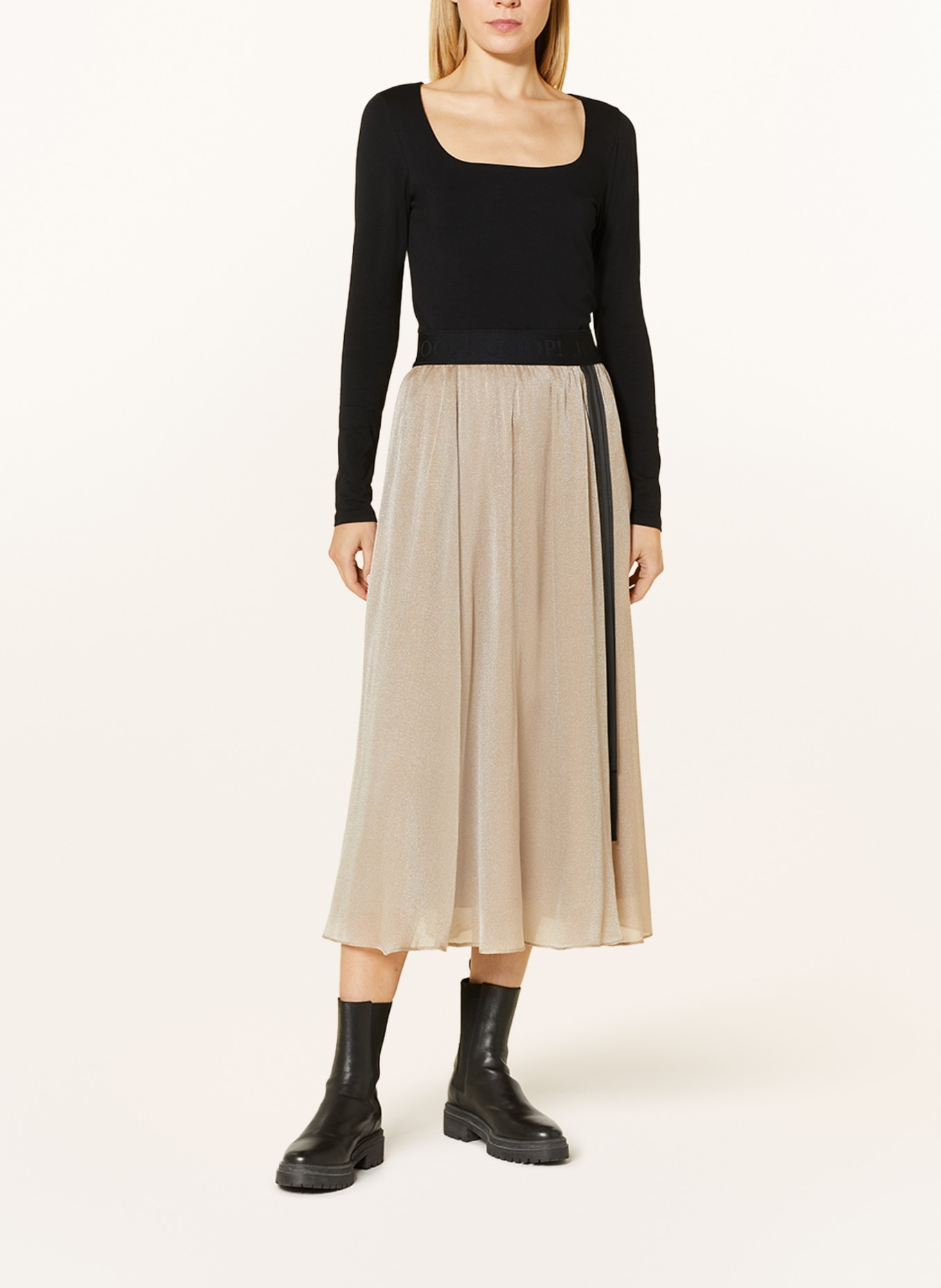 JOOP! Skirt, Color: BEIGE/ BLACK (Image 2)