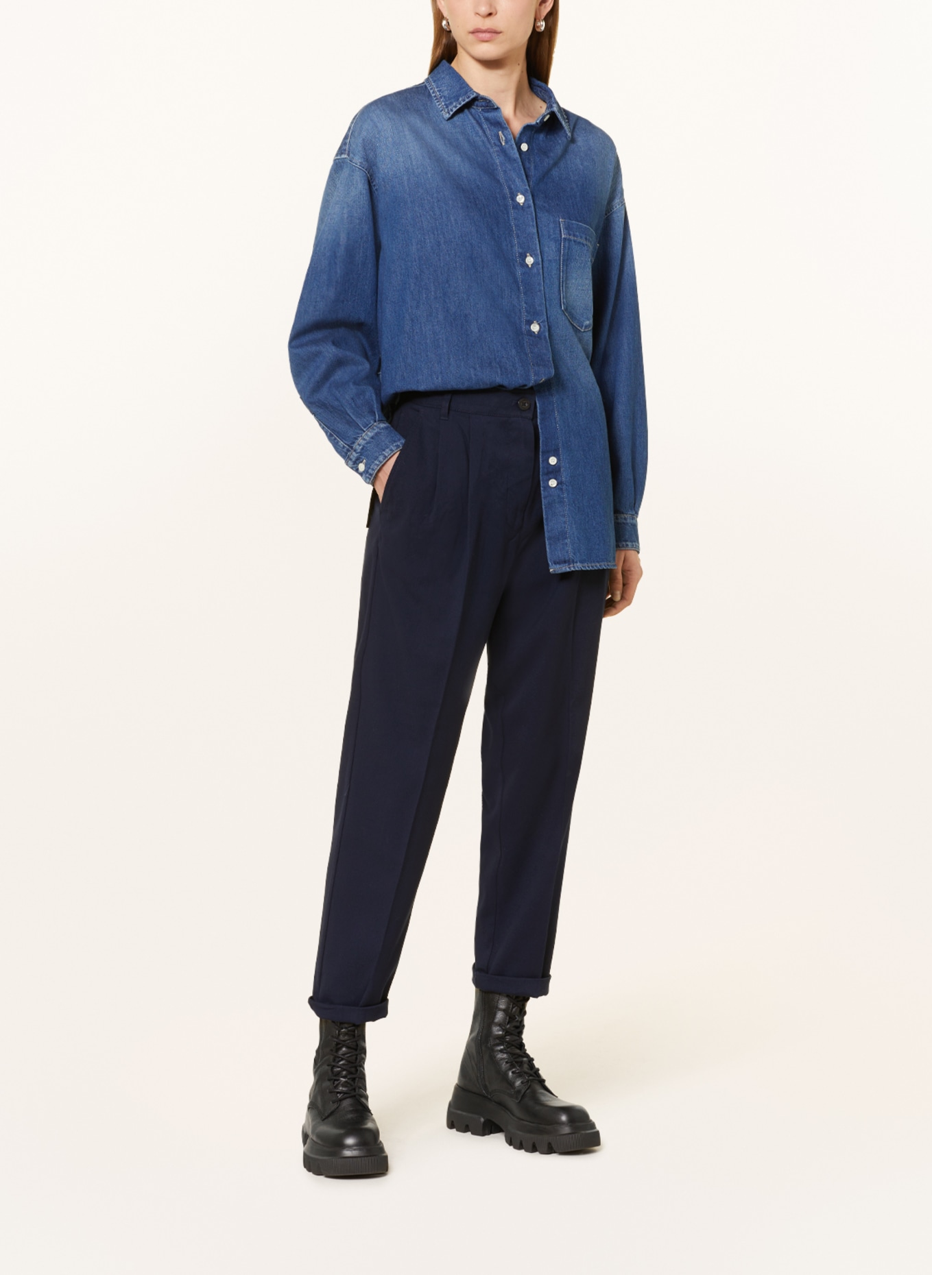 REPLAY Trousers, Color: DARK BLUE (Image 2)