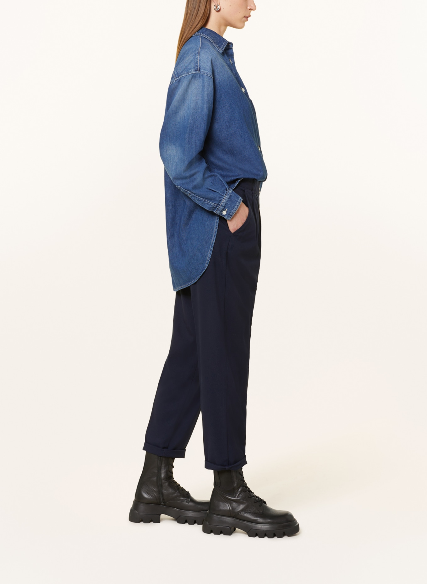 REPLAY Trousers, Color: DARK BLUE (Image 4)