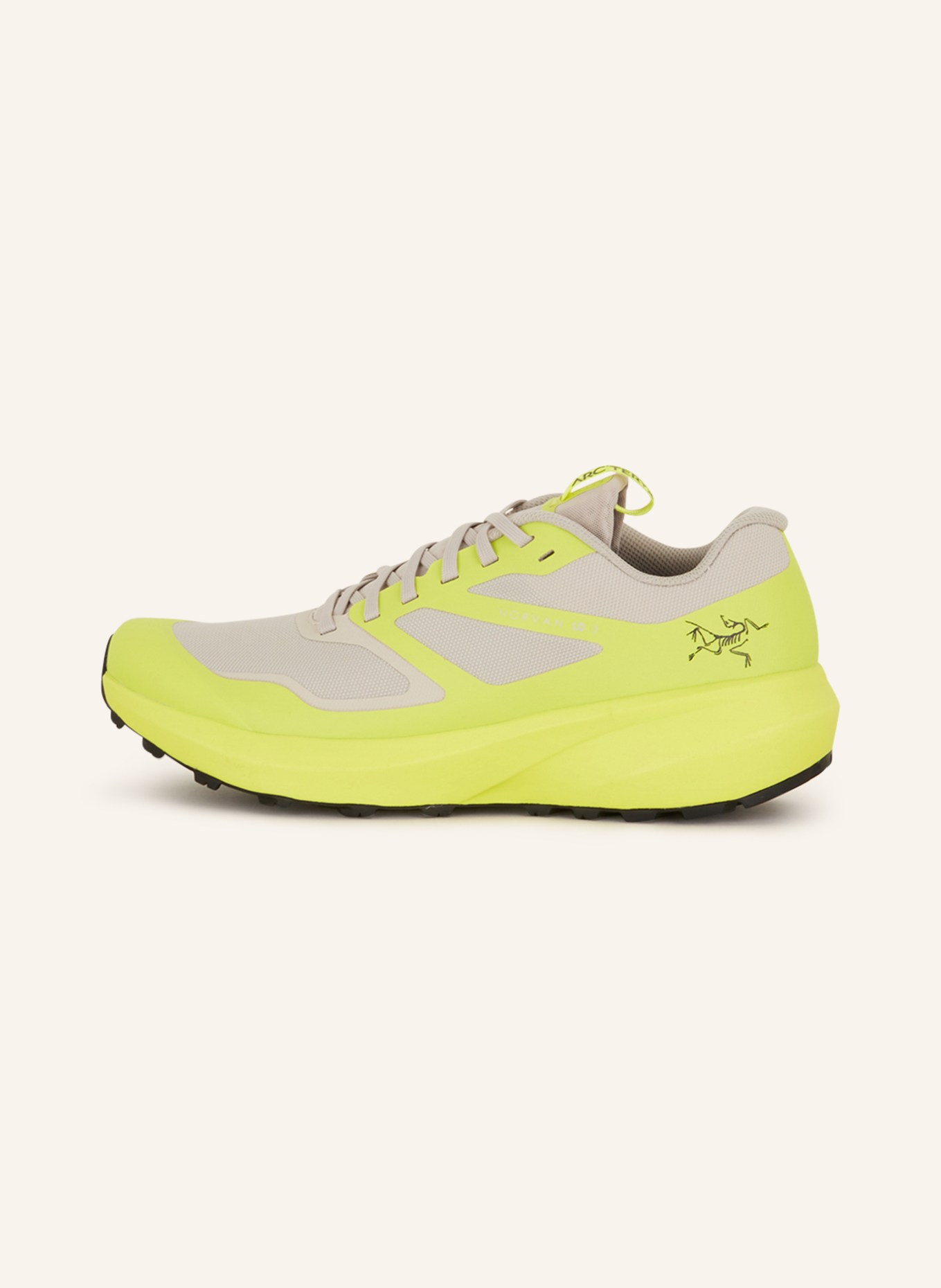 ARC'TERYX Trailrunning-Schuhe NORVAN LD 3, Farbe: NEONGELB/ CREME (Bild 4)