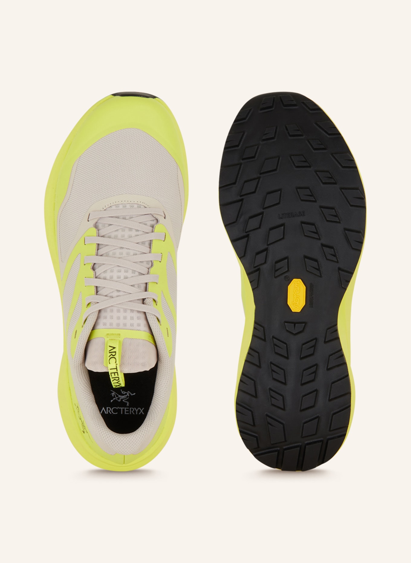 ARC'TERYX Trailrunning-Schuhe NORVAN LD 3, Farbe: NEONGELB/ CREME (Bild 5)