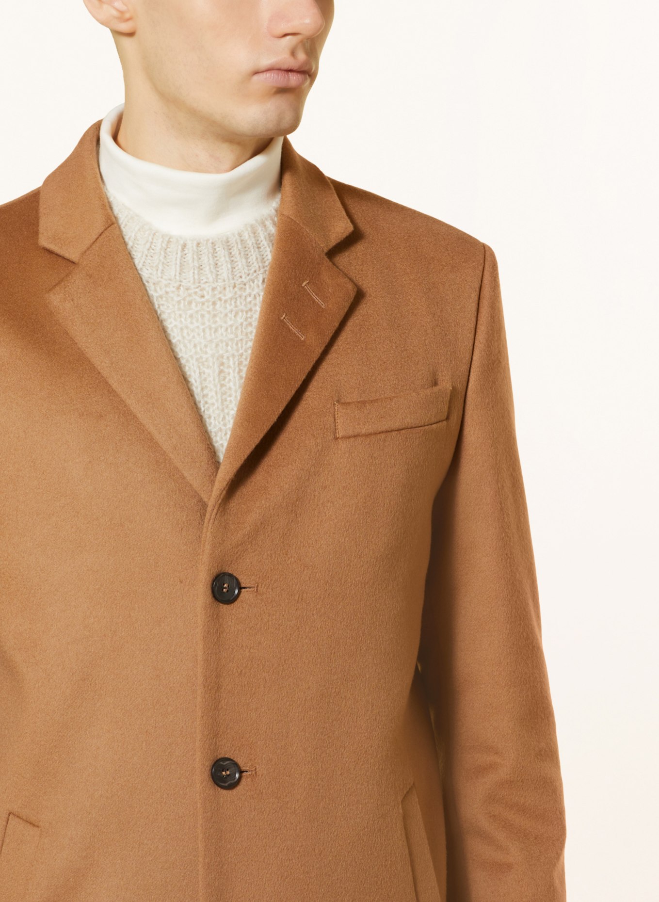TIGER OF SWEDEN Wool coat CEMPSEY, Color: CAMEL (Image 4)
