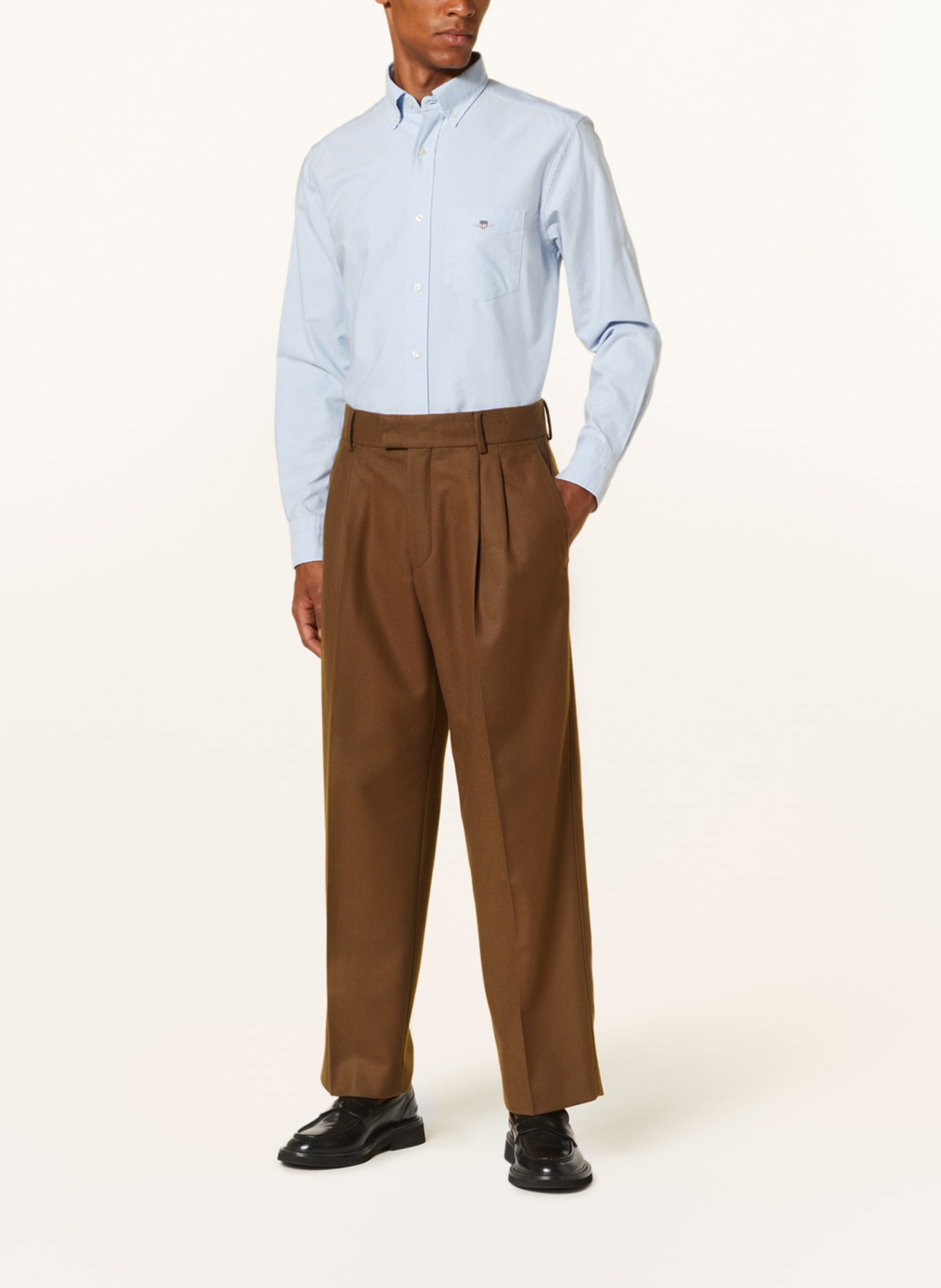 TIGER OF SWEDEN Oblekové kalhoty TATUM Regular Fit, Barva: 1L8 Dark Honey (Obrázek 3)