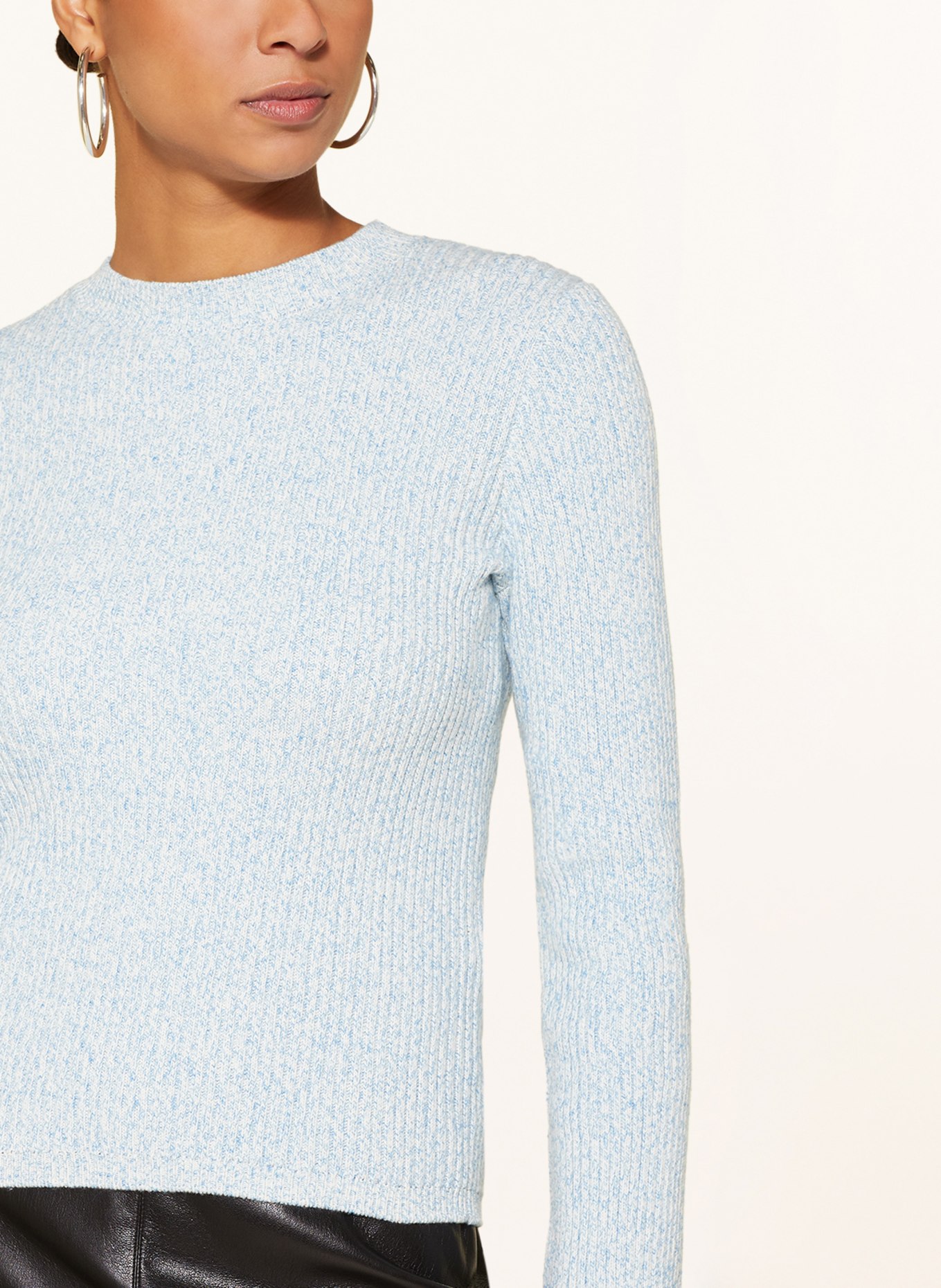 ENVII Sweater ENCHACK, Color: LIGHT BLUE/ WHITE (Image 4)