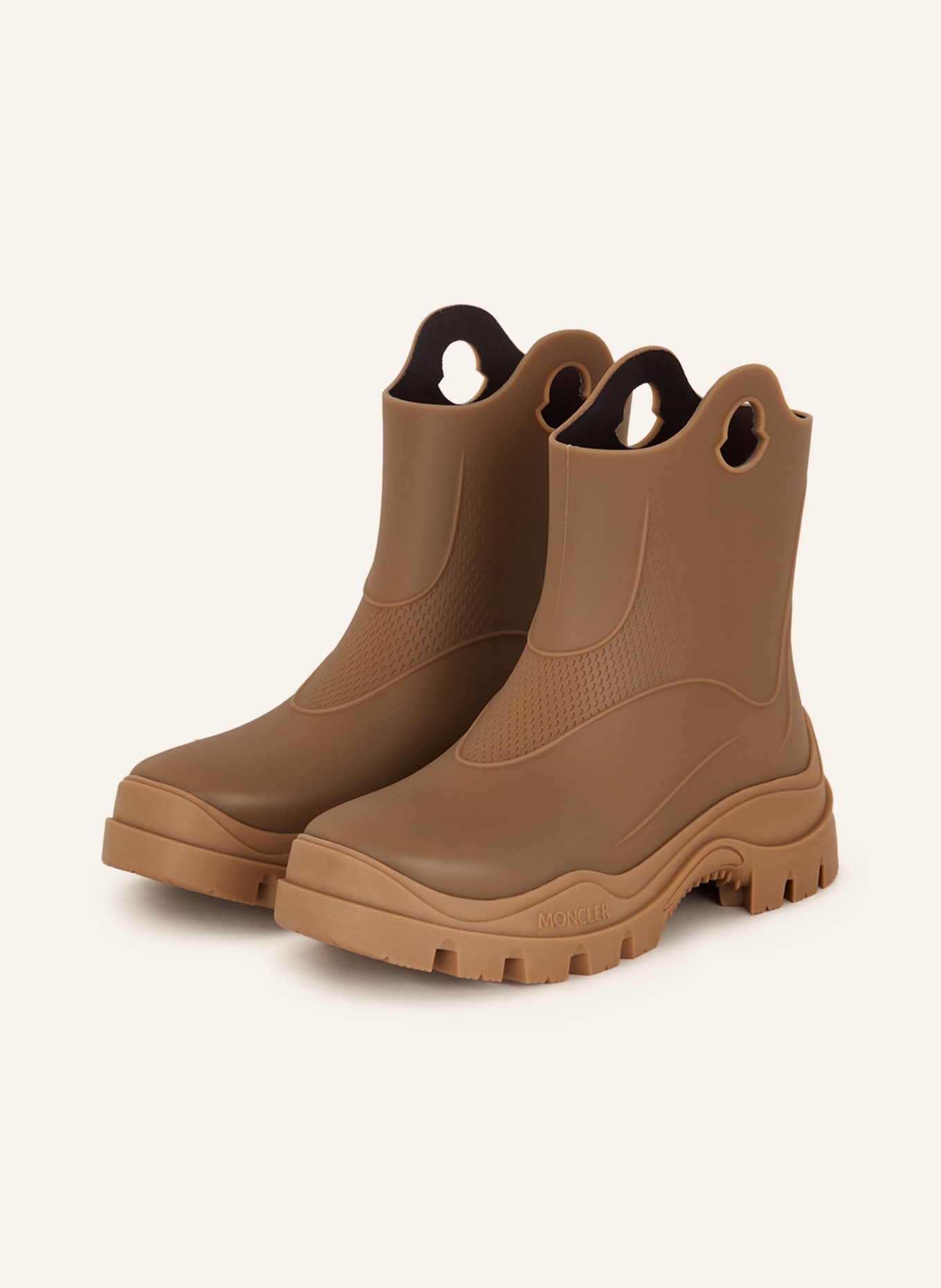 MONCLER Rubber boots MISTY, Color: CAMEL (Image 1)
