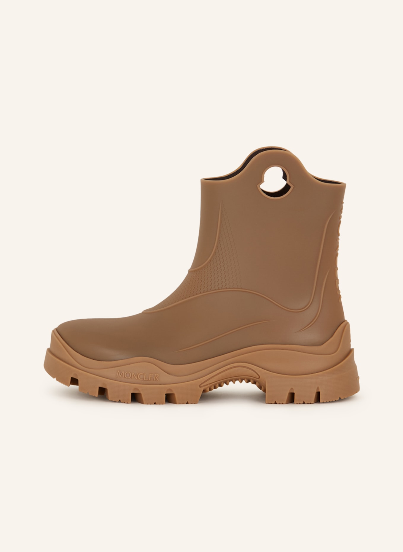 MONCLER Rubber boots MISTY, Color: CAMEL (Image 4)