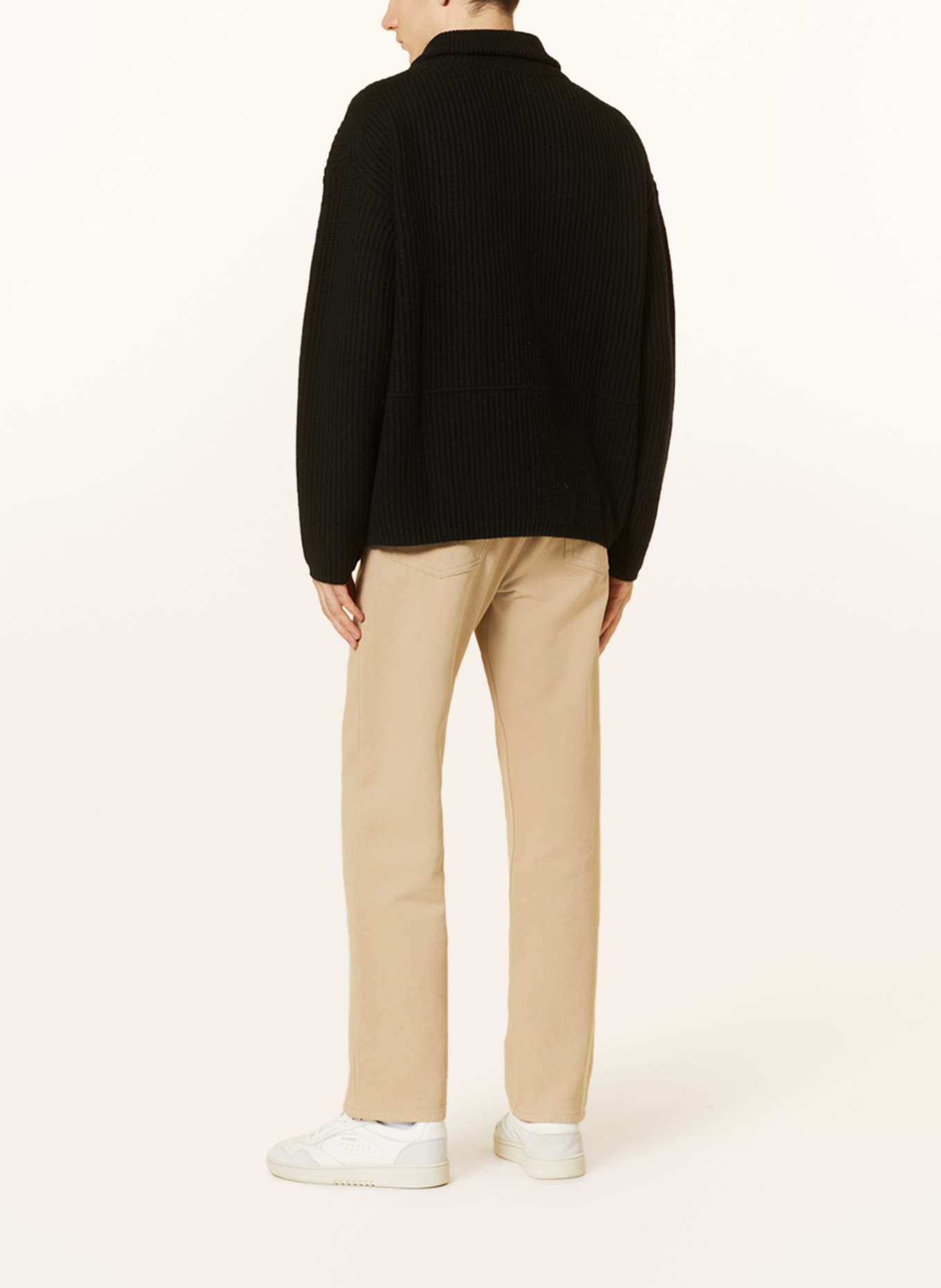 AXEL ARIGATO Half-zip sweater, Color: BLACK (Image 3)