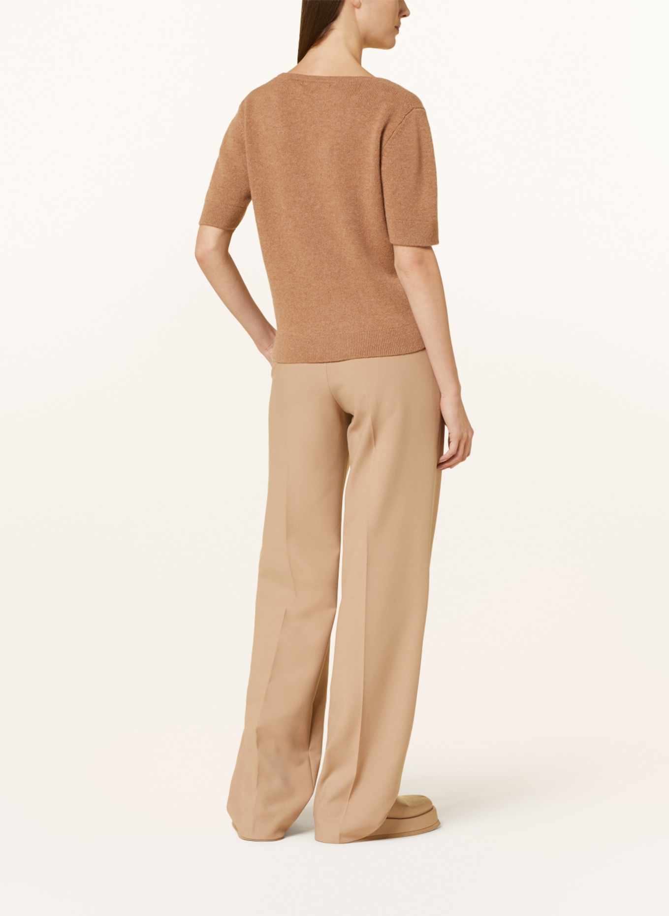 (THE MERCER) N.Y. Knit shirt in cashmere, Color: CAMEL (Image 3)