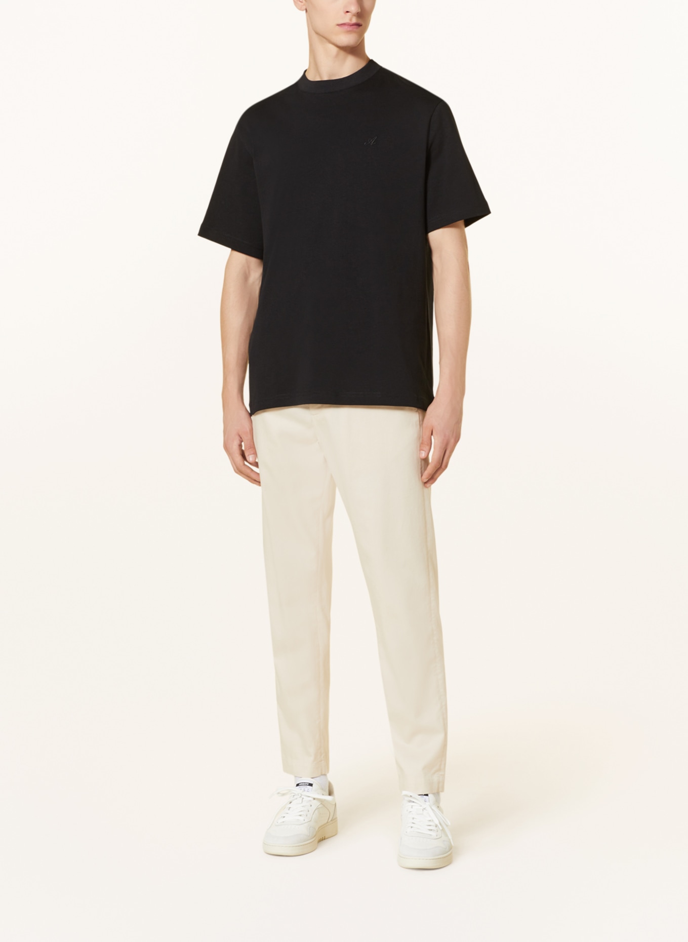AXEL ARIGATO T-Shirt SIGNATURE: SCHWARZ