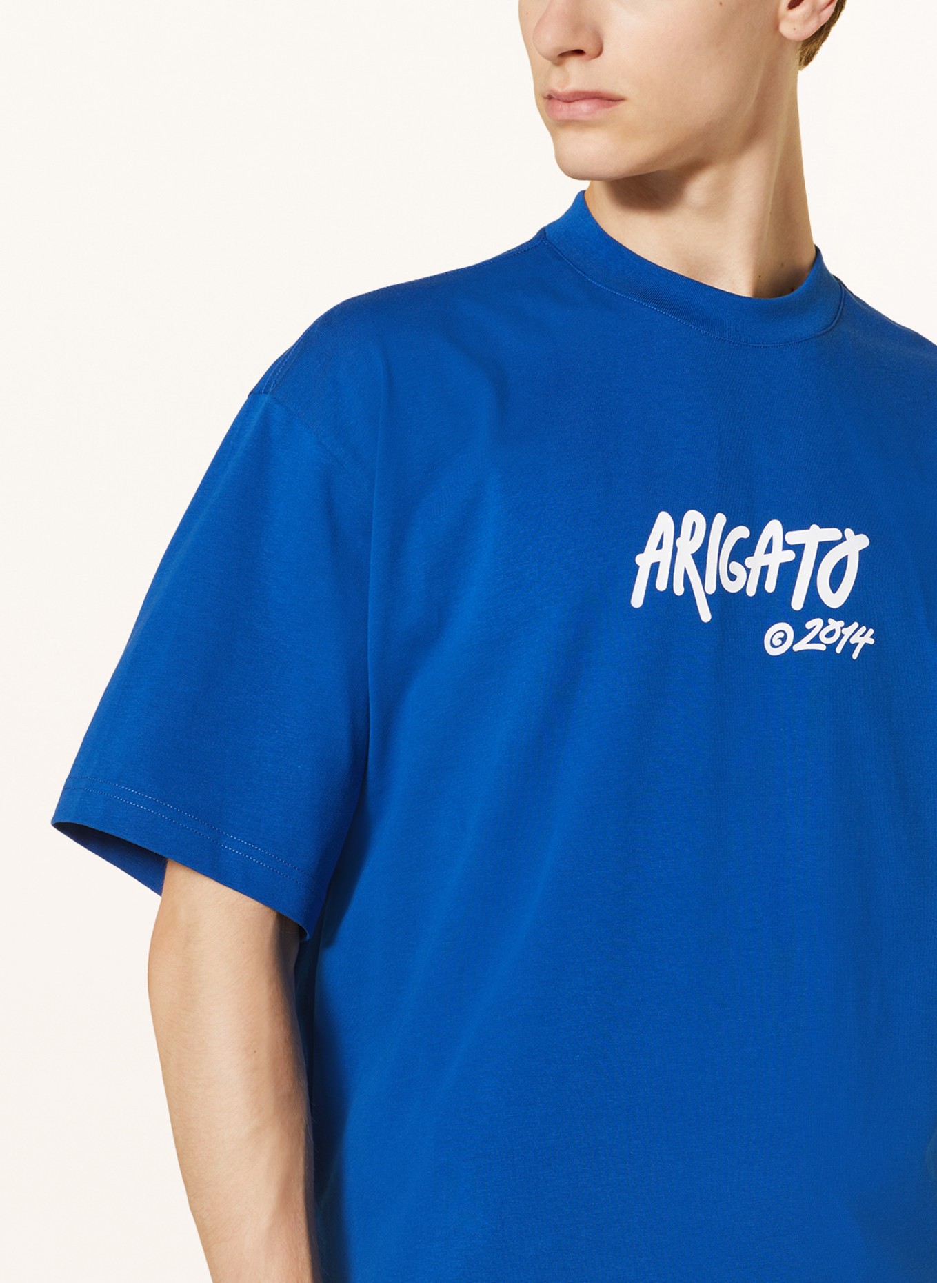 AXEL ARIGATO T-shirt ARIGATO, Kolor: NIEBIESKI/ BIAŁY (Obrazek 4)