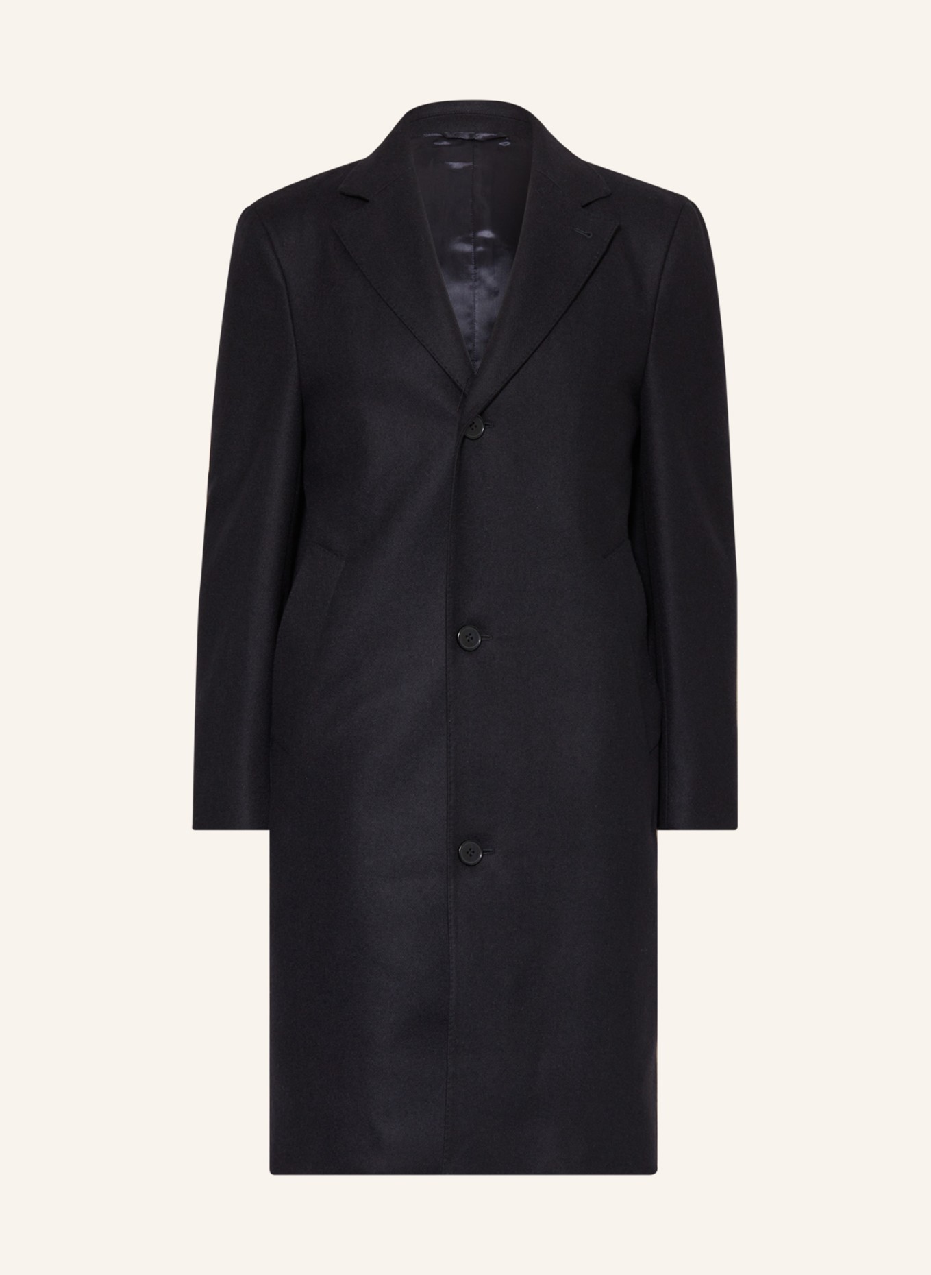 Officine Générale Wool coat, Color: DARK BLUE (Image 1)