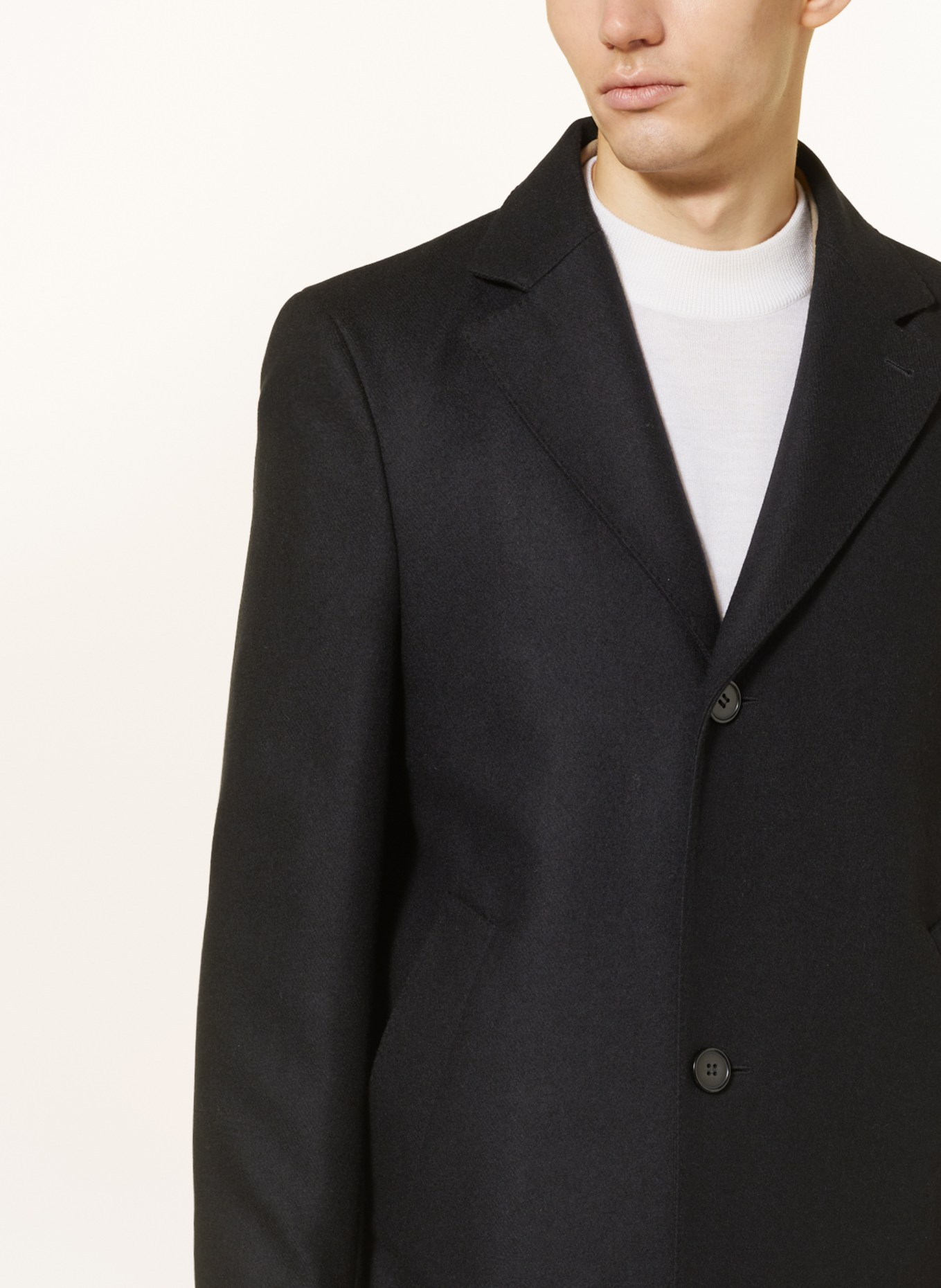 Officine Générale Wool coat, Color: DARK BLUE (Image 4)